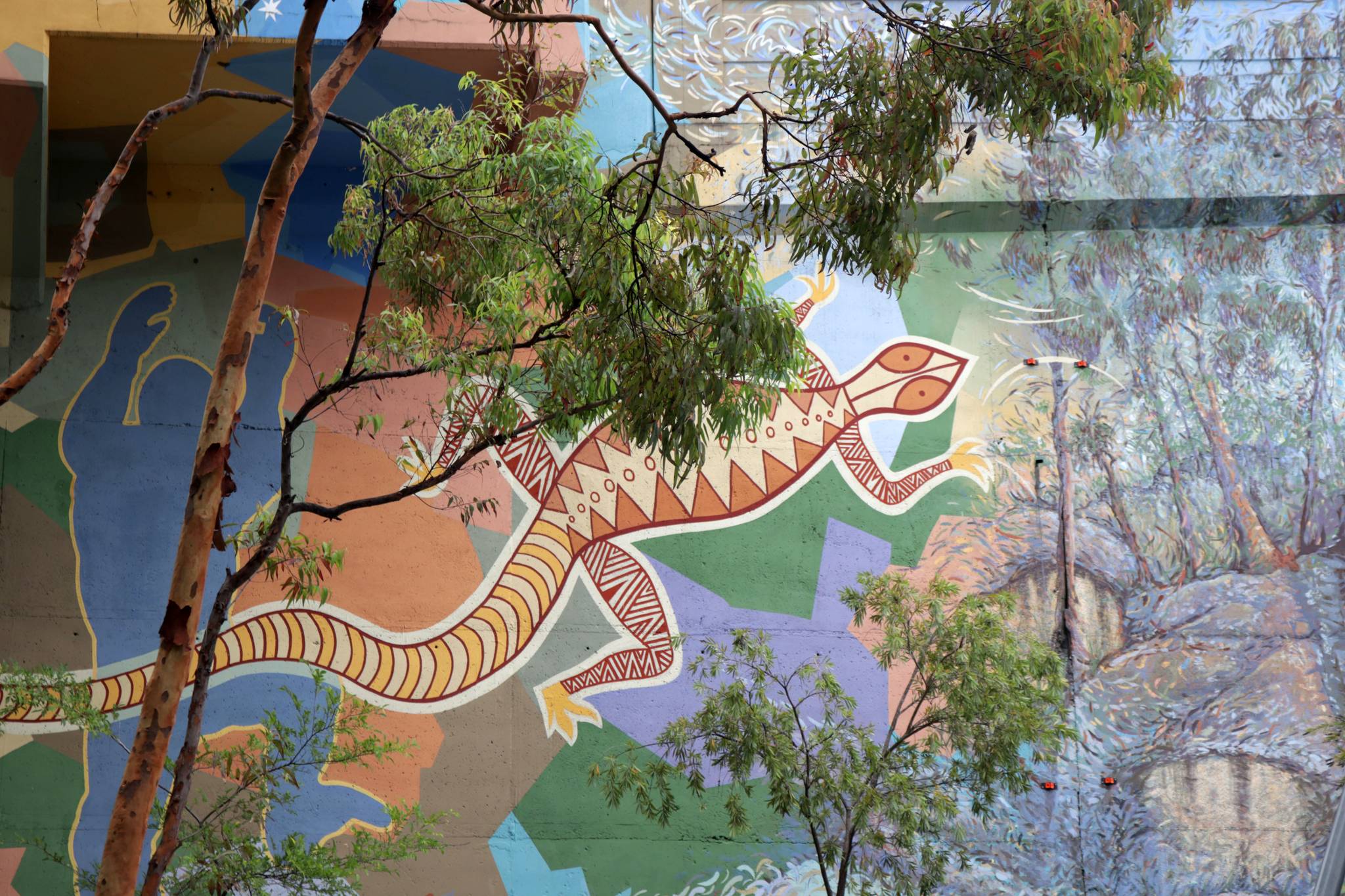 Peter Day&mdash;KGV Mural - Dreaming