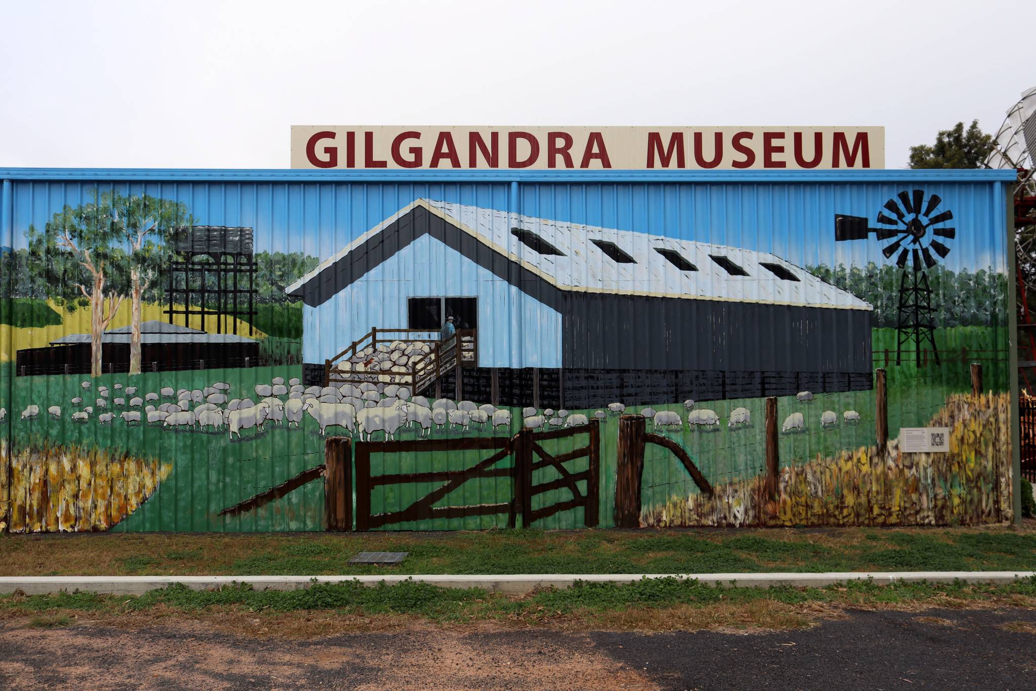 Jack Randell, Solid Signs, Blake Browning, Frits Bos&mdash;Gilgandra Museum and Historical Society Mural