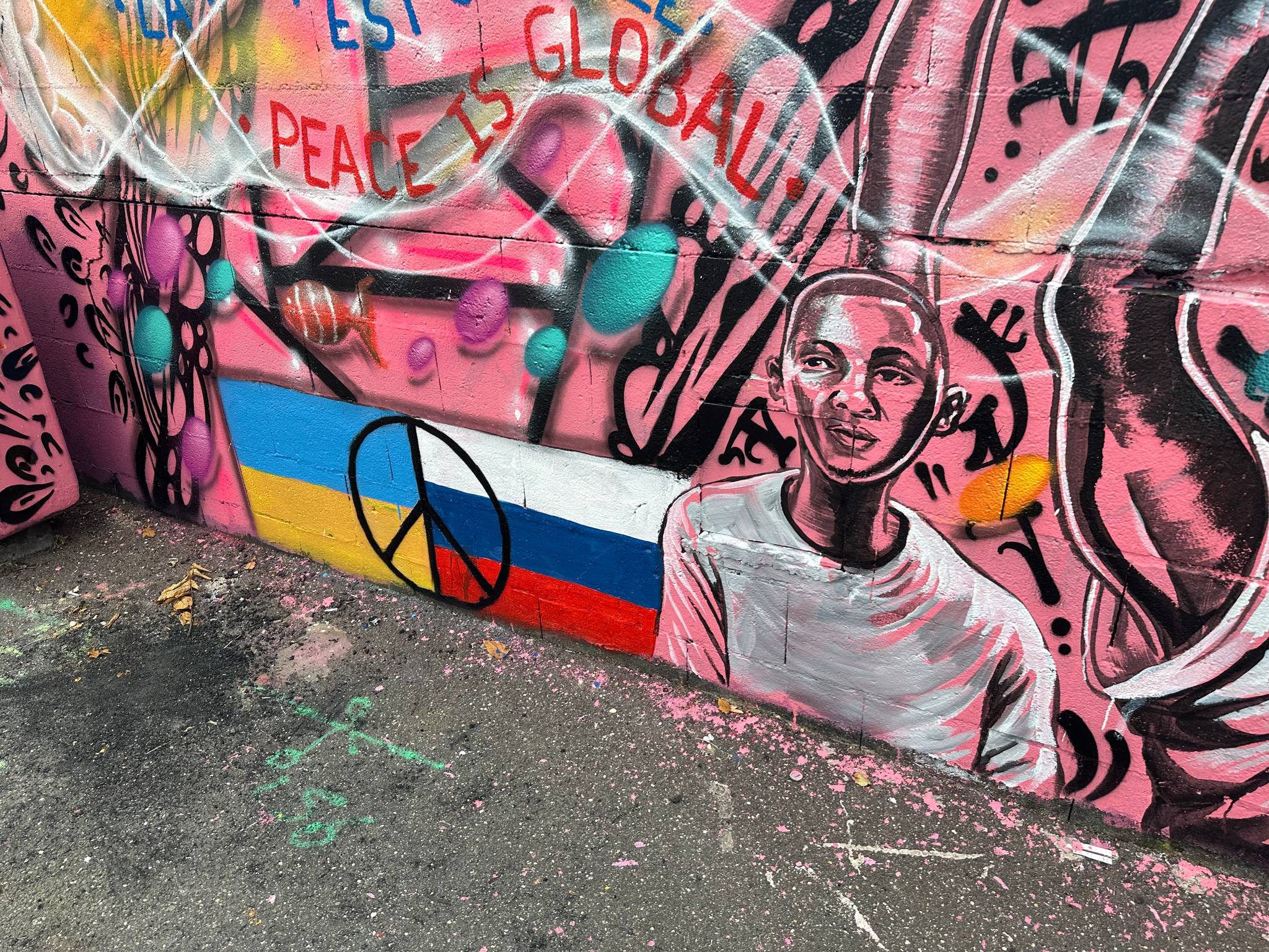 Kyle Holbrook&mdash;Peace Street Paris Olympics Mural