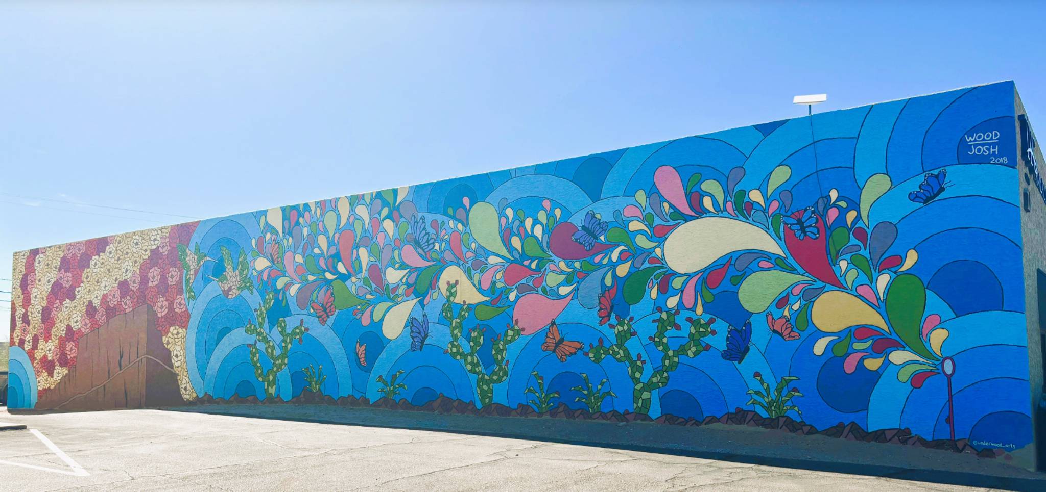 Josh Underwood&mdash;Floral Wall Mural