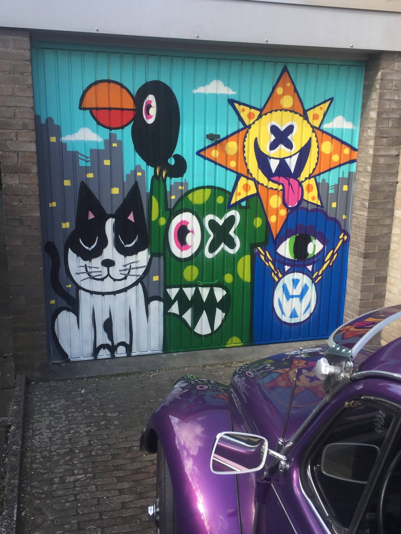 Ox Alien&mdash;Oxalien garagedoor