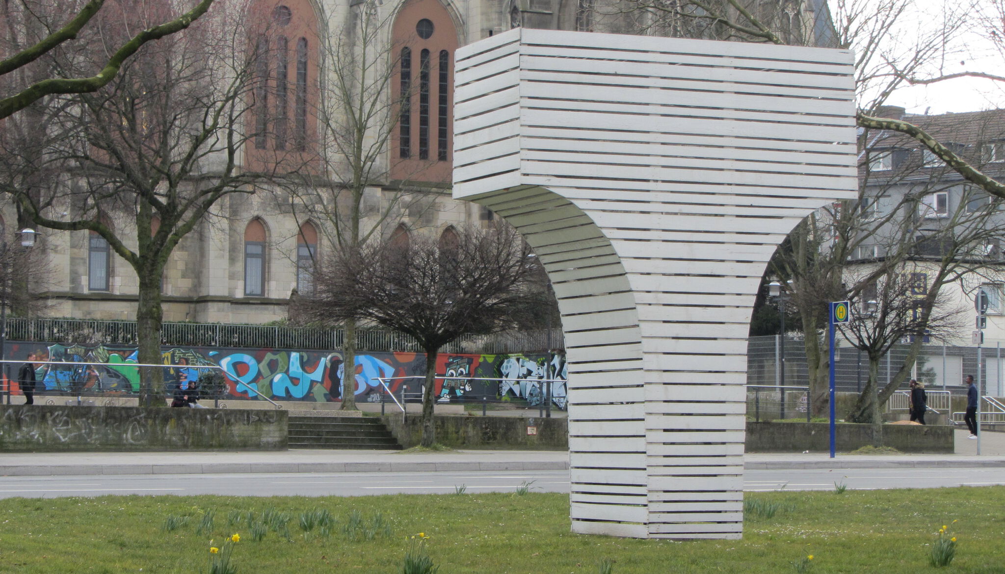 Hubert Sandmann, Miriam Giessler, and others&mdash;Kunststück - Presentation display area for urban art