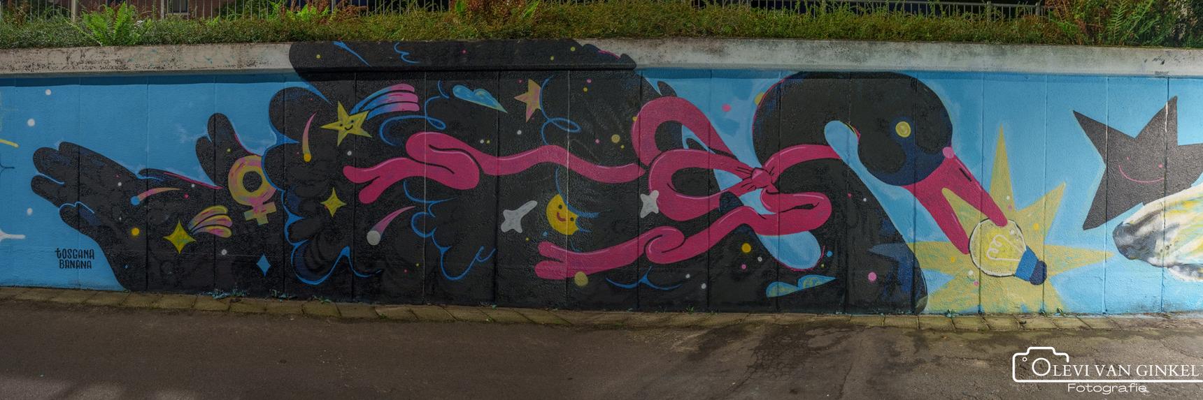 Zmaja, Marloes De Kiewit, Laxmi Manuela, Simian Switch, VAAF, Toscanabanana, Sokaris, Anouk Brand, Lucile Van Laecken, Rutger Termohlen, Sowet, Zark, Studio mutoni, Sasko, Kseniia Nel—Bospoorttunnel 'Wij eisen de nacht op'