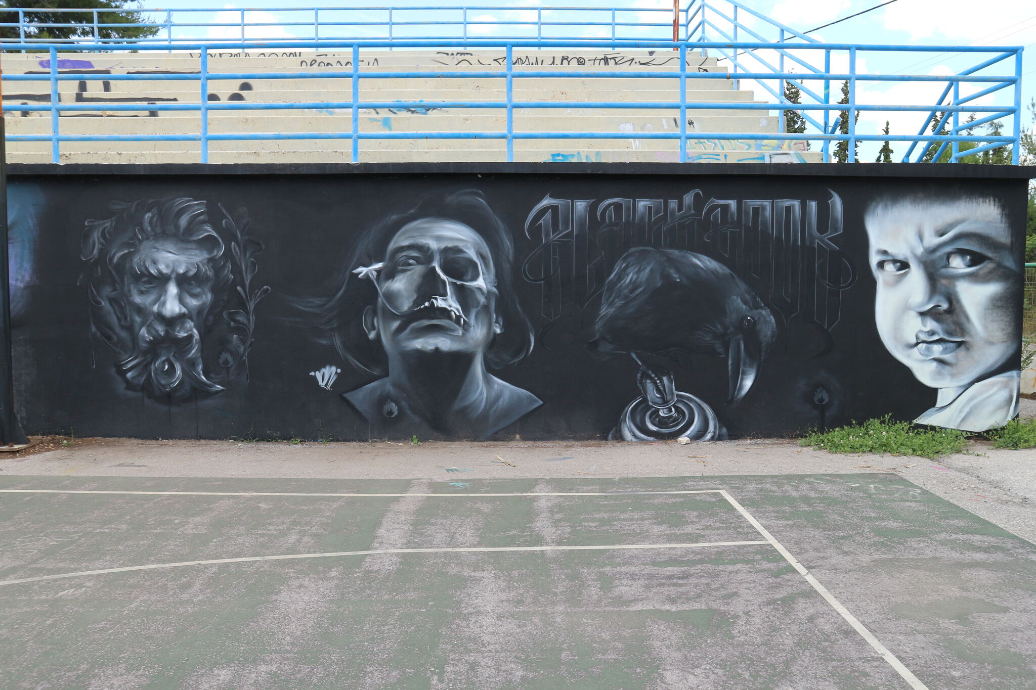 Loni85, Platonas, Komet1&mdash;Basketball Court - Multiple Artworks