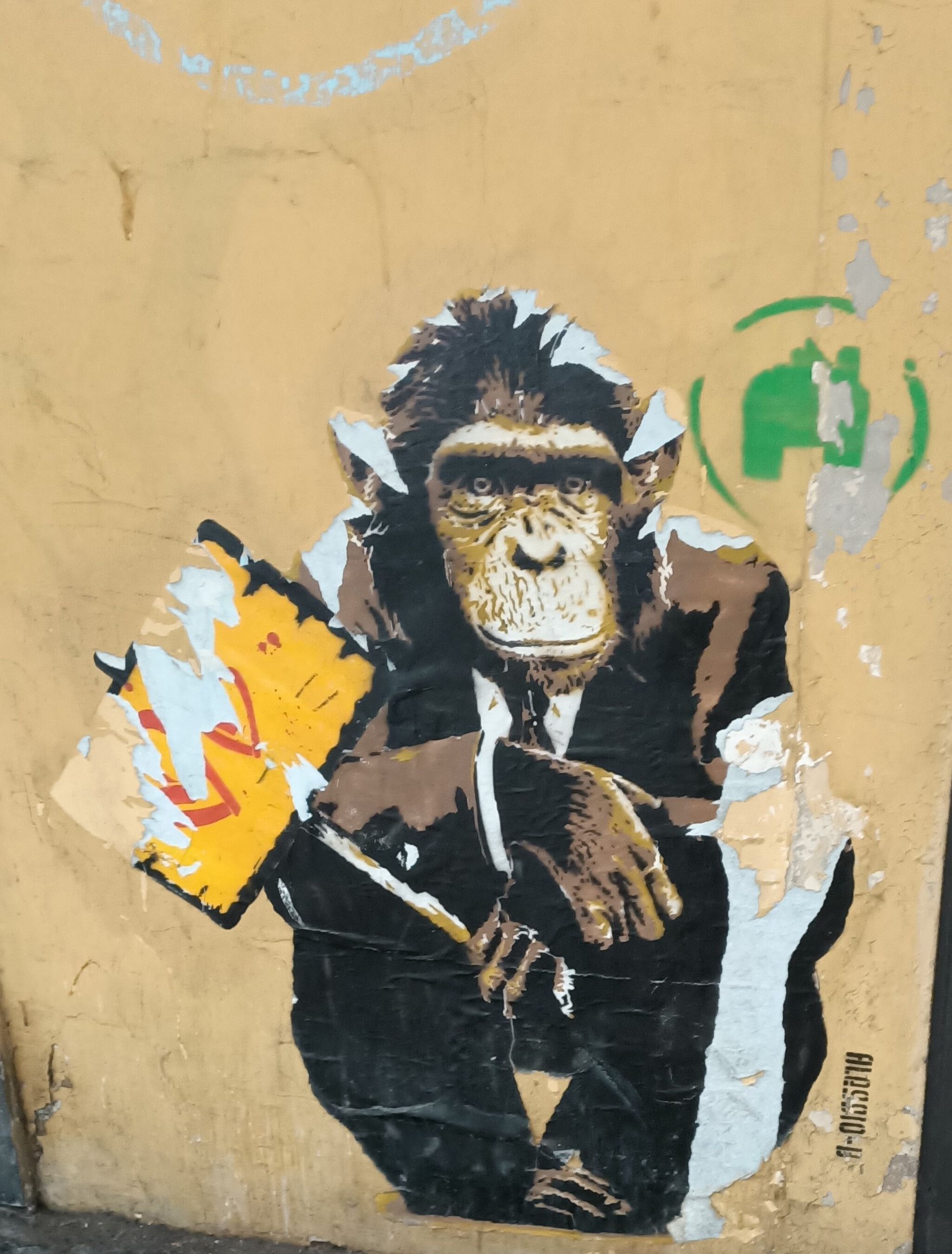 Monkey By Alessio-B - Street Art Cities