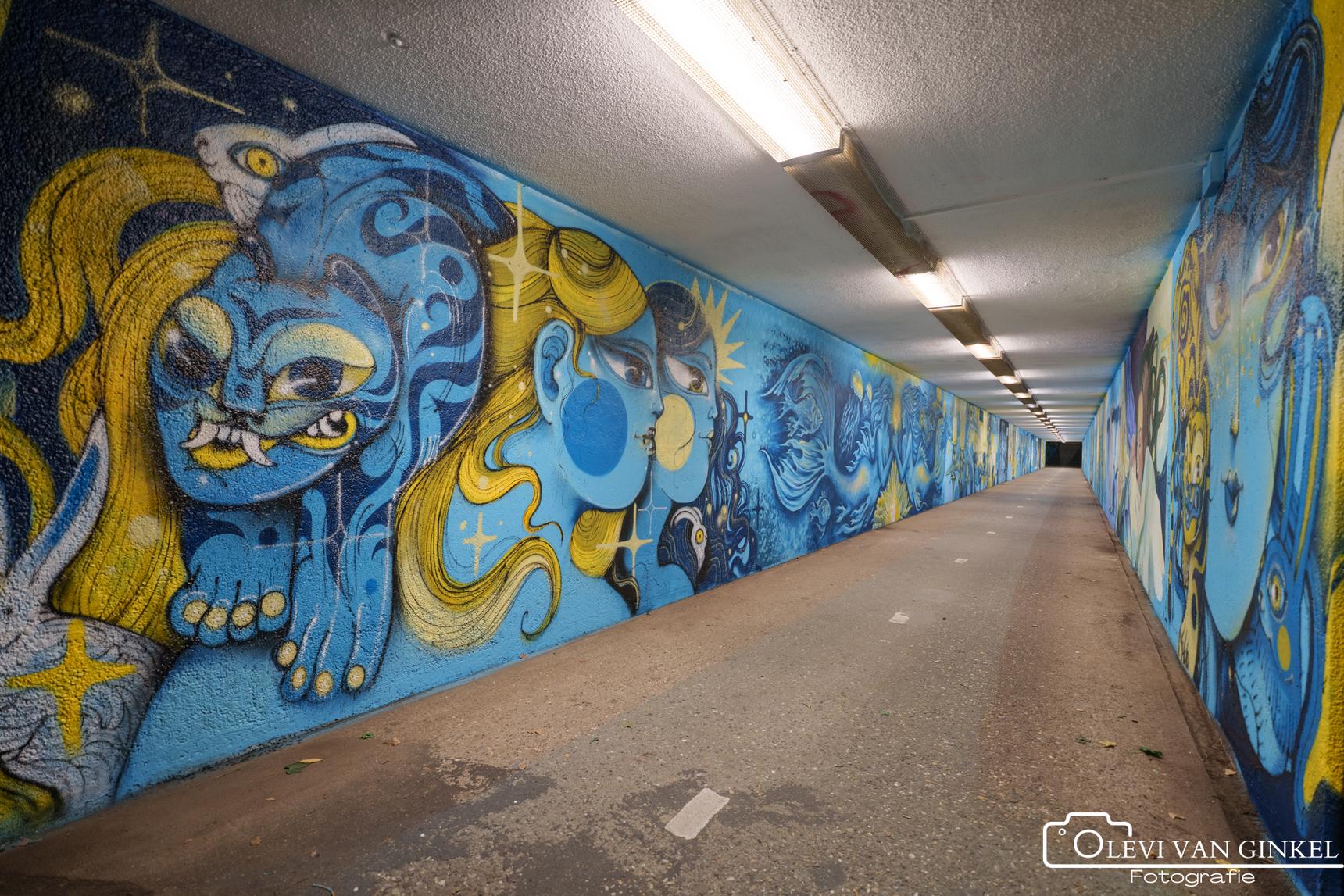 Zmaja, Marloes De Kiewit, Laxmi Manuela, Simian Switch, VAAF, Toscanabanana, Sokaris, Anouk Brand, Lucile Van Laecken, Rutger Termohlen, Sowet, Zark, Studio mutoni, Sasko, Kseniia Nel—Bospoorttunnel 'Wij eisen de nacht op'