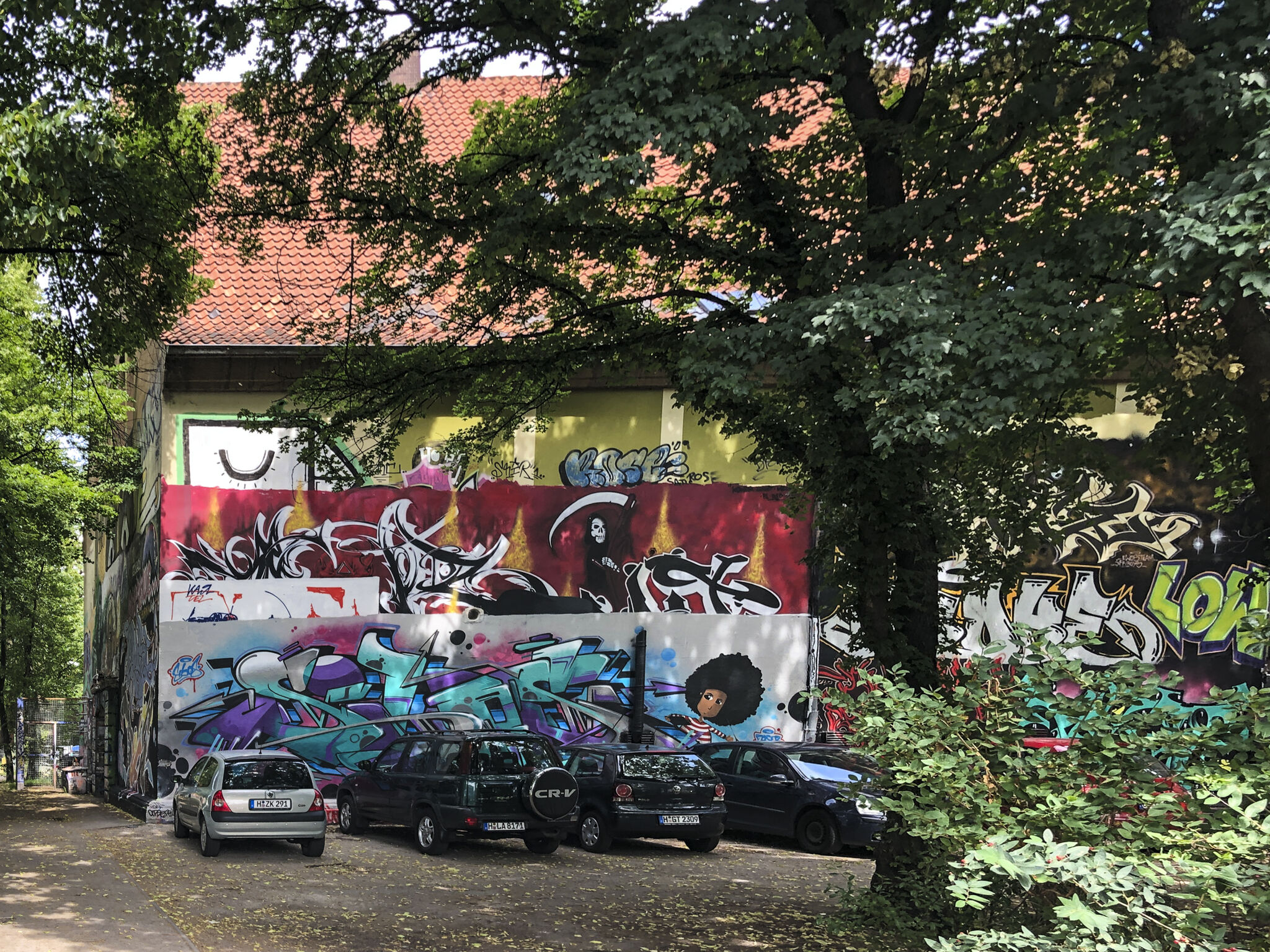 Fimo, Kartel, KaLa, BeNeR1, Unknown - Hannover&mdash;Wall Welfenplatz