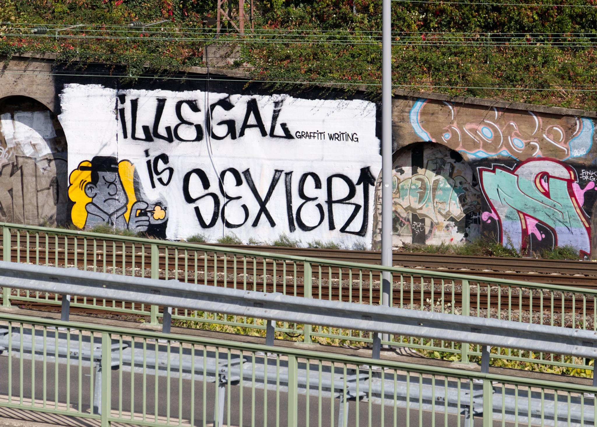 Unknown&mdash;Illegal (graffiti writing) is sexier!