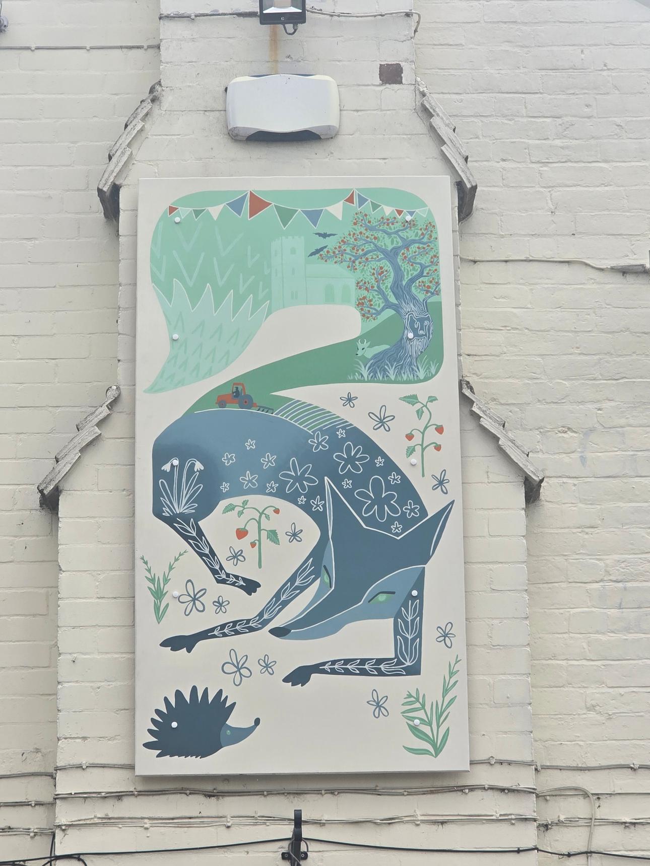 Michelle Abrahall—The Fox at Loxley Mural