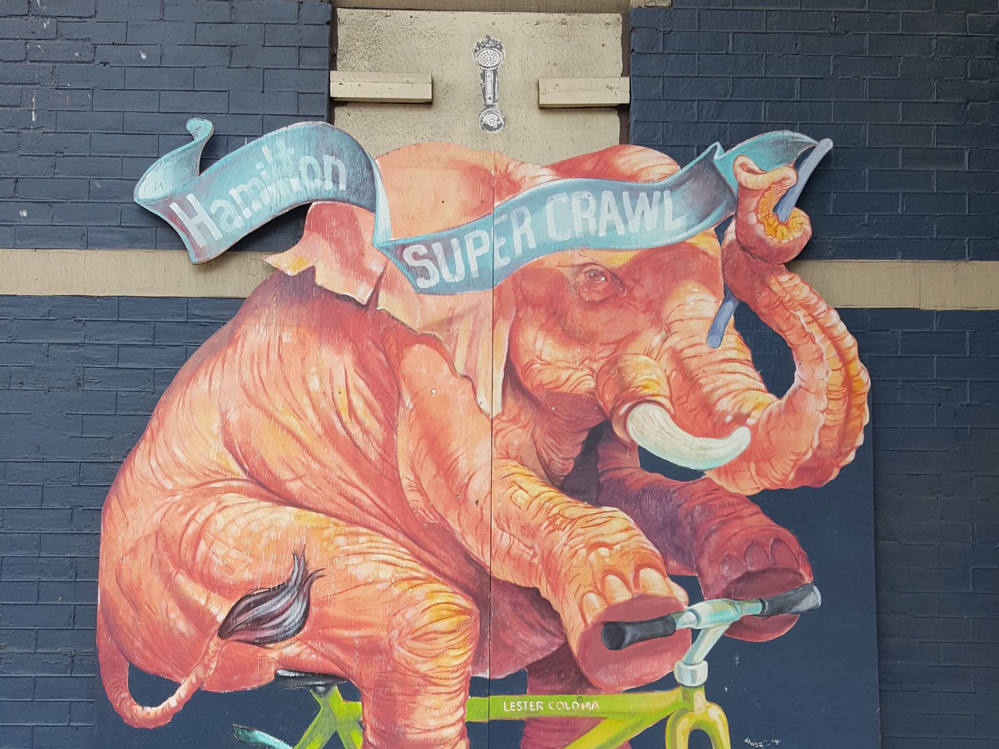 Lester Coloma&mdash;Hamilton Super Crawl Elephant