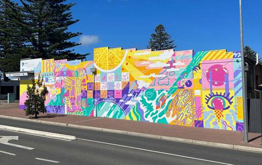 Beach rd Wall