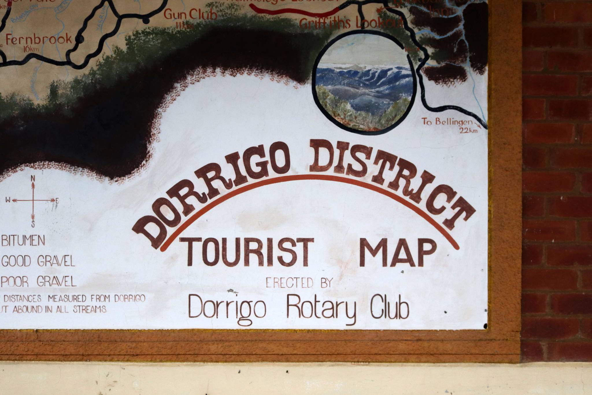 Dorrigo Rotary Club&mdash;Dorrigo District Tourist Map