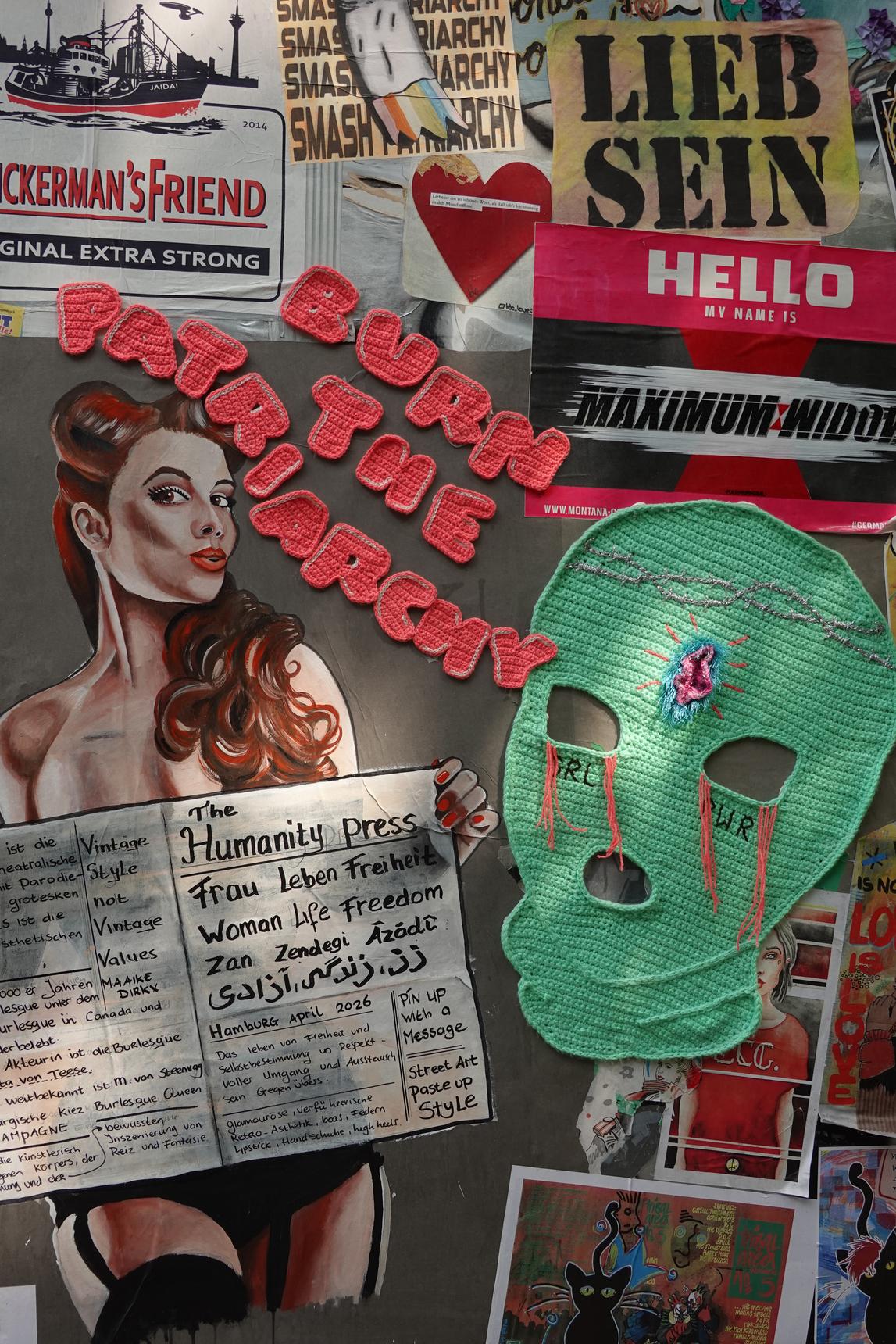 Maaike Dirkx, Haekelbar—Burn the Patriarchy
