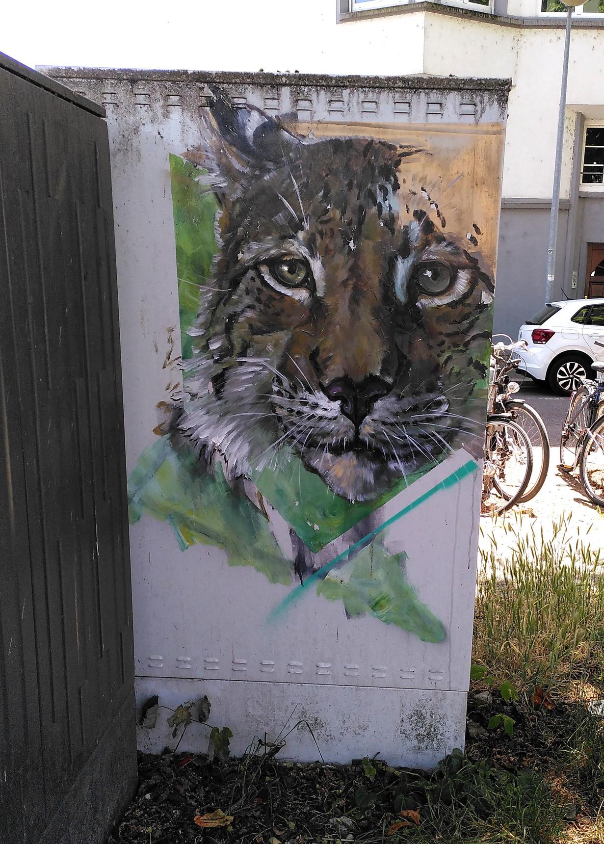 Ichicoart (Isabelle Chico)—Lynxes and pasqueflowers