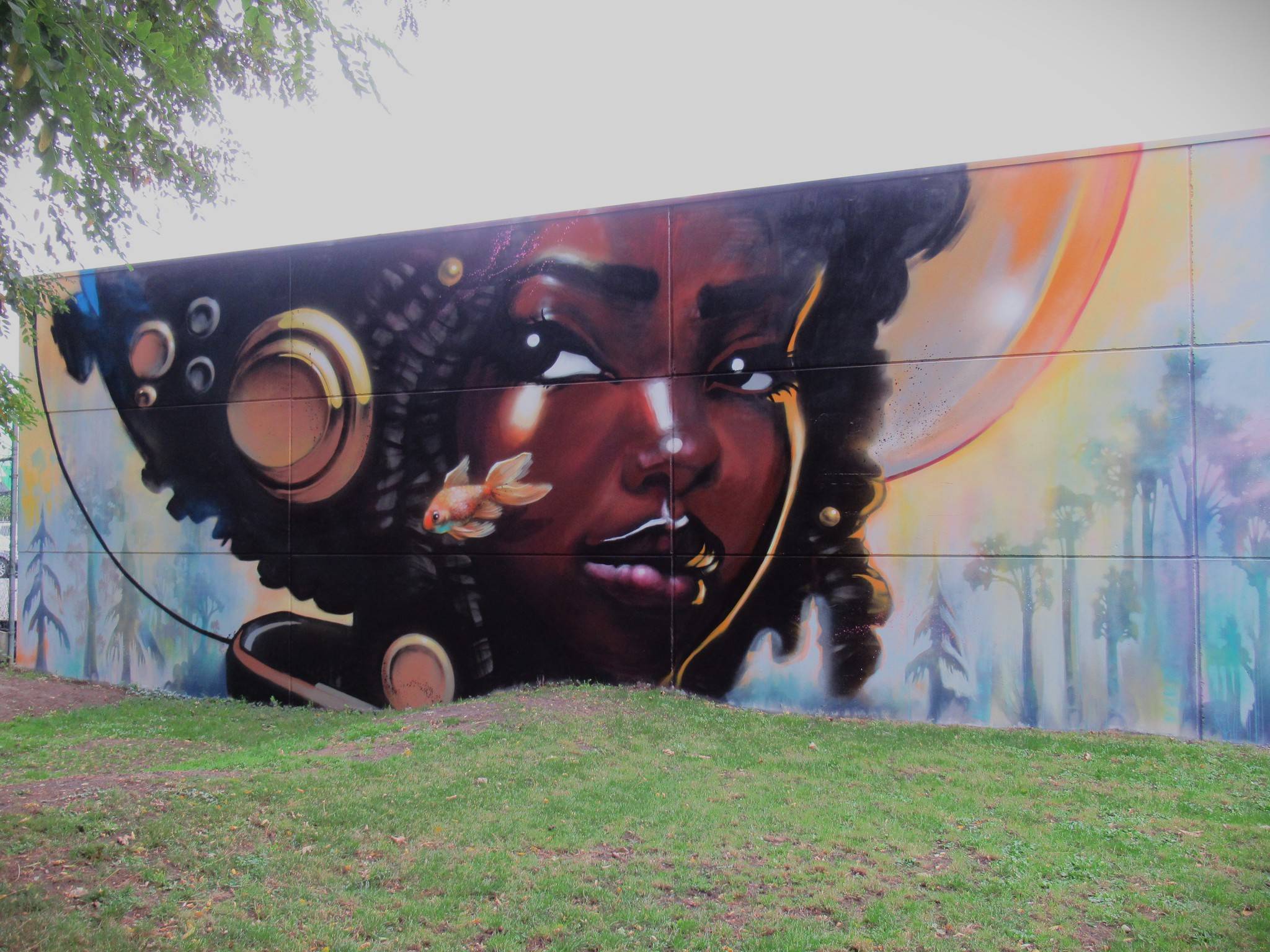 JamzJamezon, Bué The Warrior&mdash;Park Vorkstraat mural