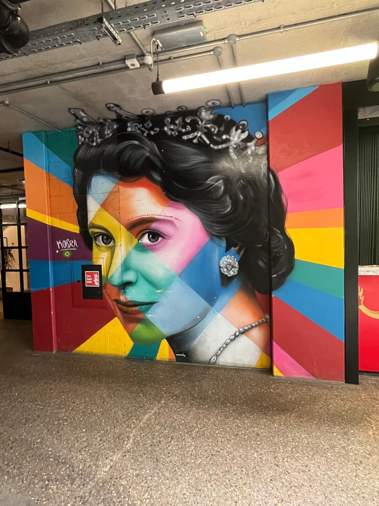 Eduardo Kobra—Queen Elizabeth II