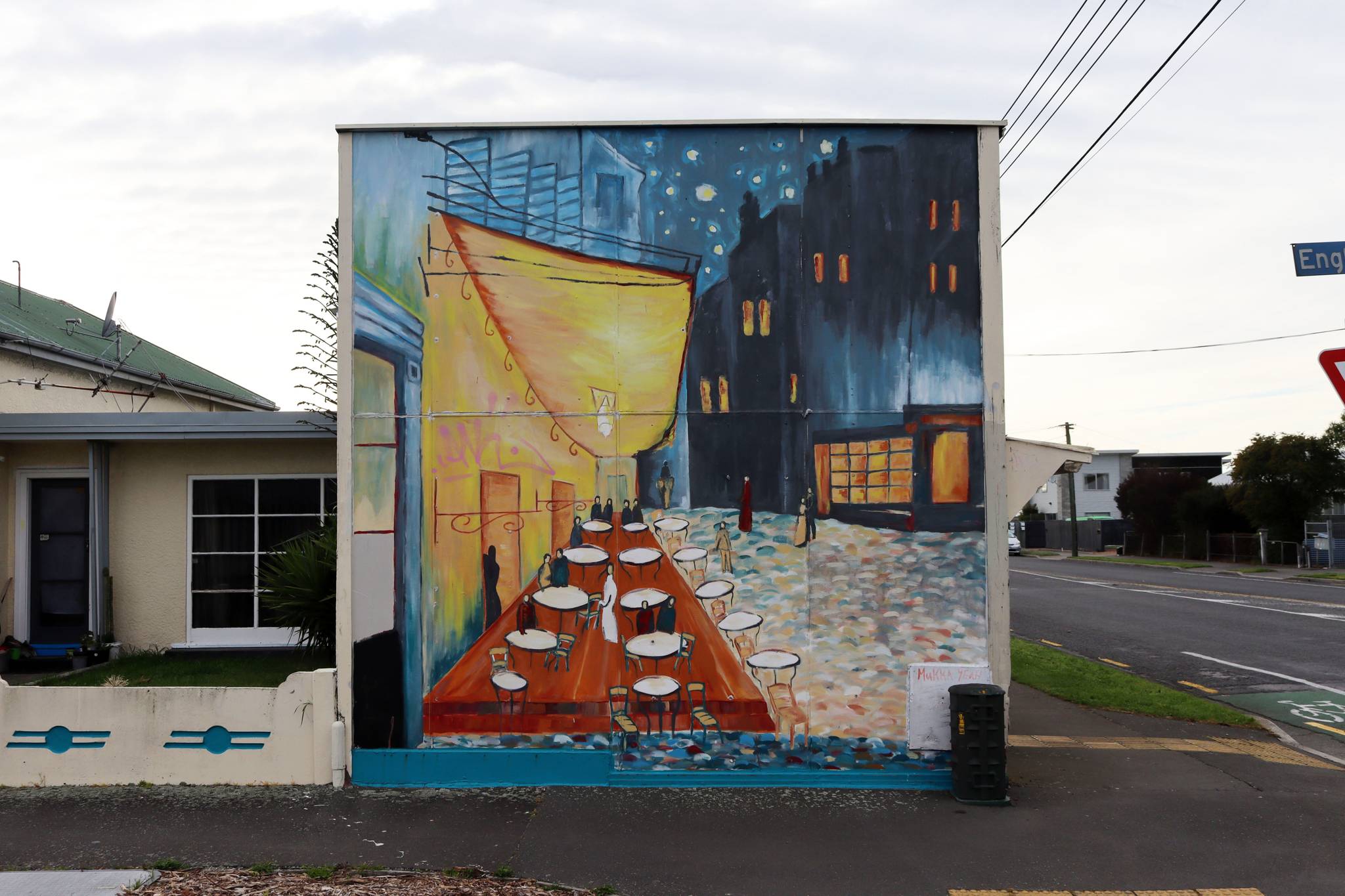 Unknown - Christchurch&mdash;Café Terrace at Night