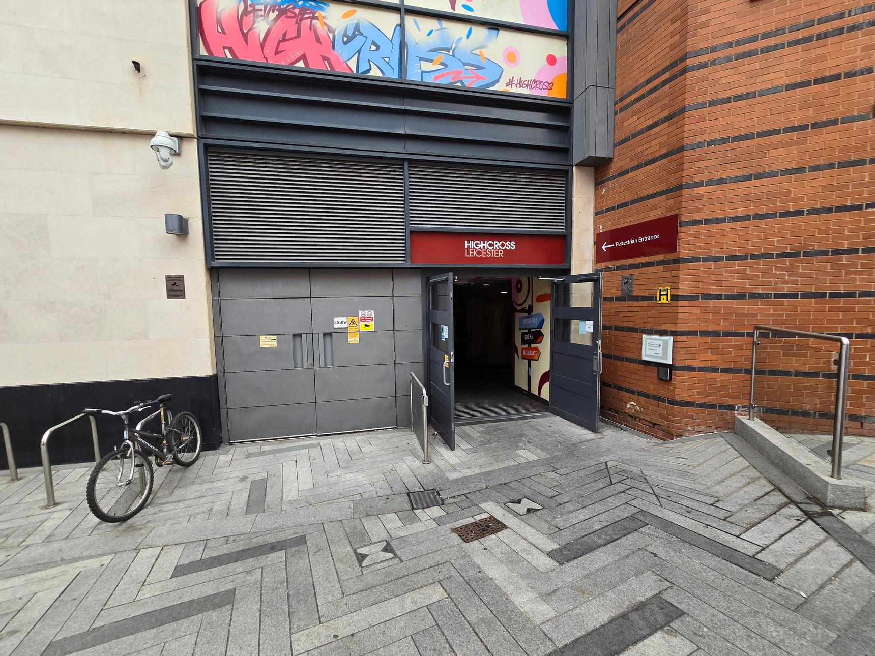 Graffwerk —Highcross Rooftop Carpark Access Corridor Mural