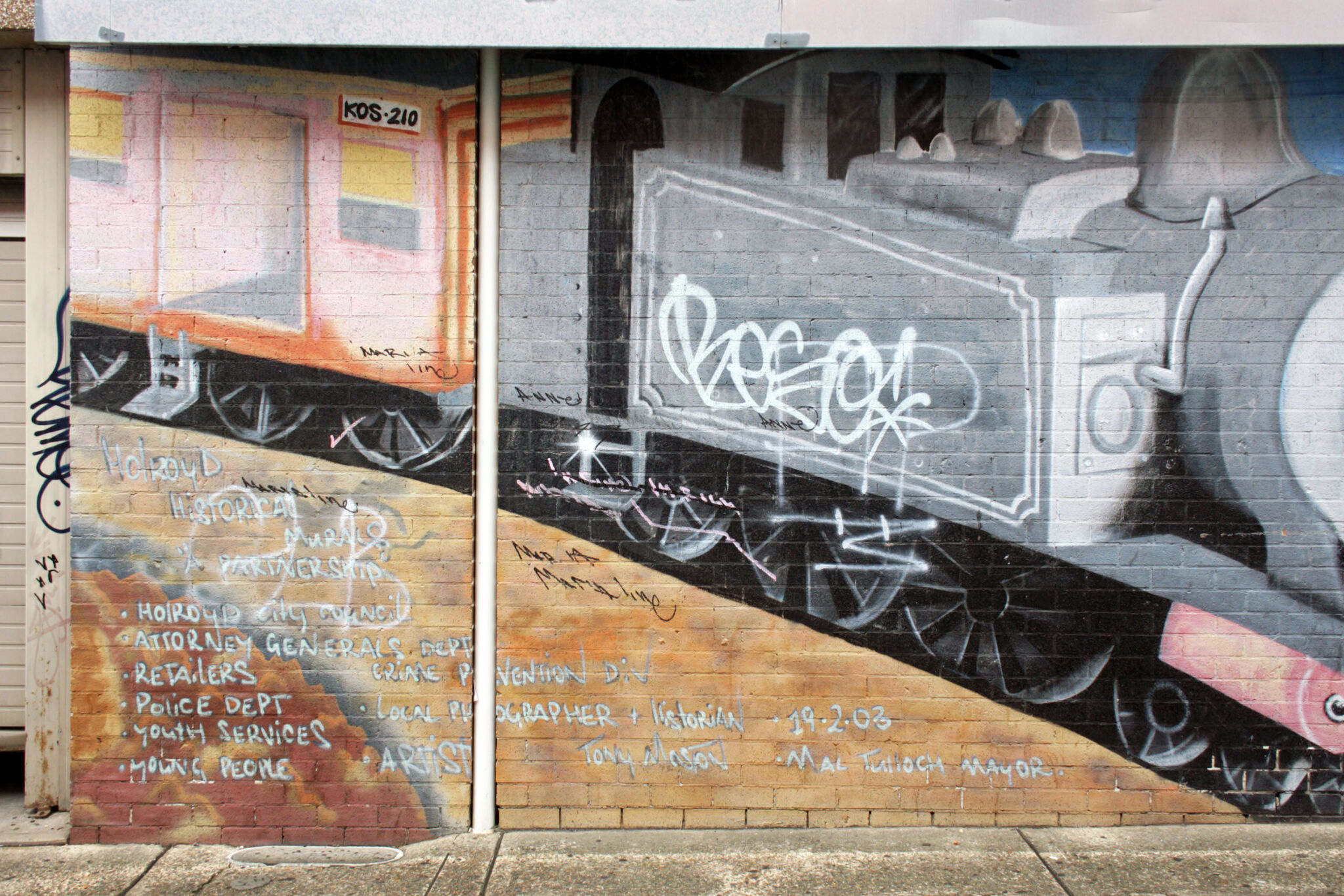 Tony Moston&mdash;Holroyd Historical Mural