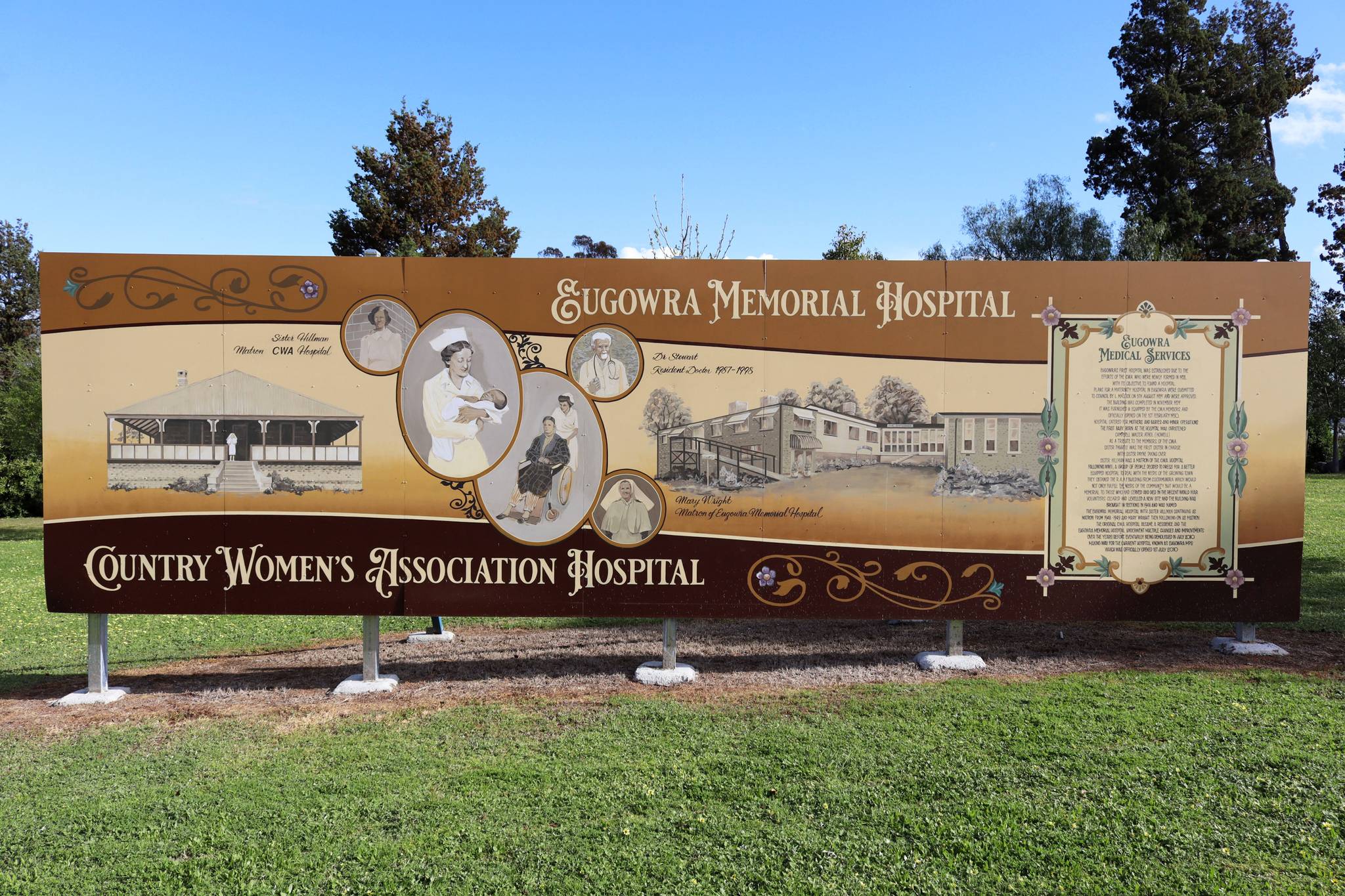 Peter Crossman, Arty Shaz, Marshall Dunn&mdash;Eugowra Memorial Hospital