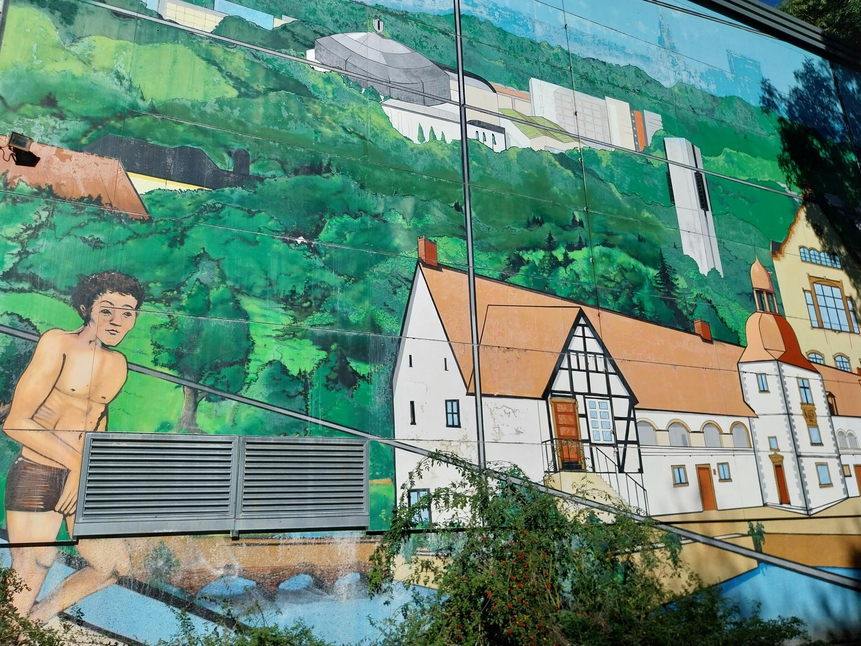 Unknown - Dortmund—Mural Hallenbad Aplerbeck