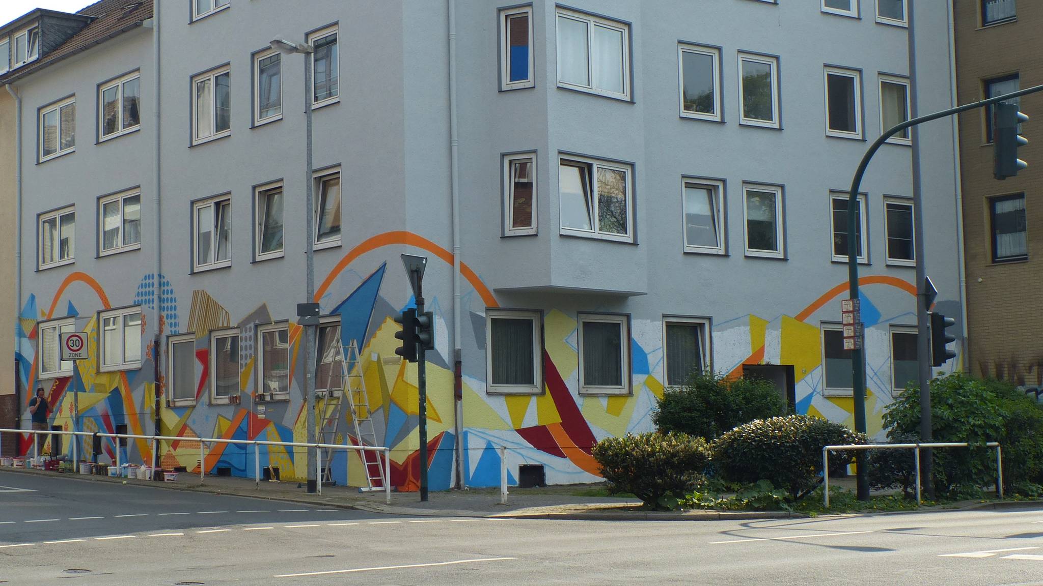 Farbwandel, Tim Schild, Jan Schoch, EIKE&mdash;Appartment House Hohenzollernstraße 48