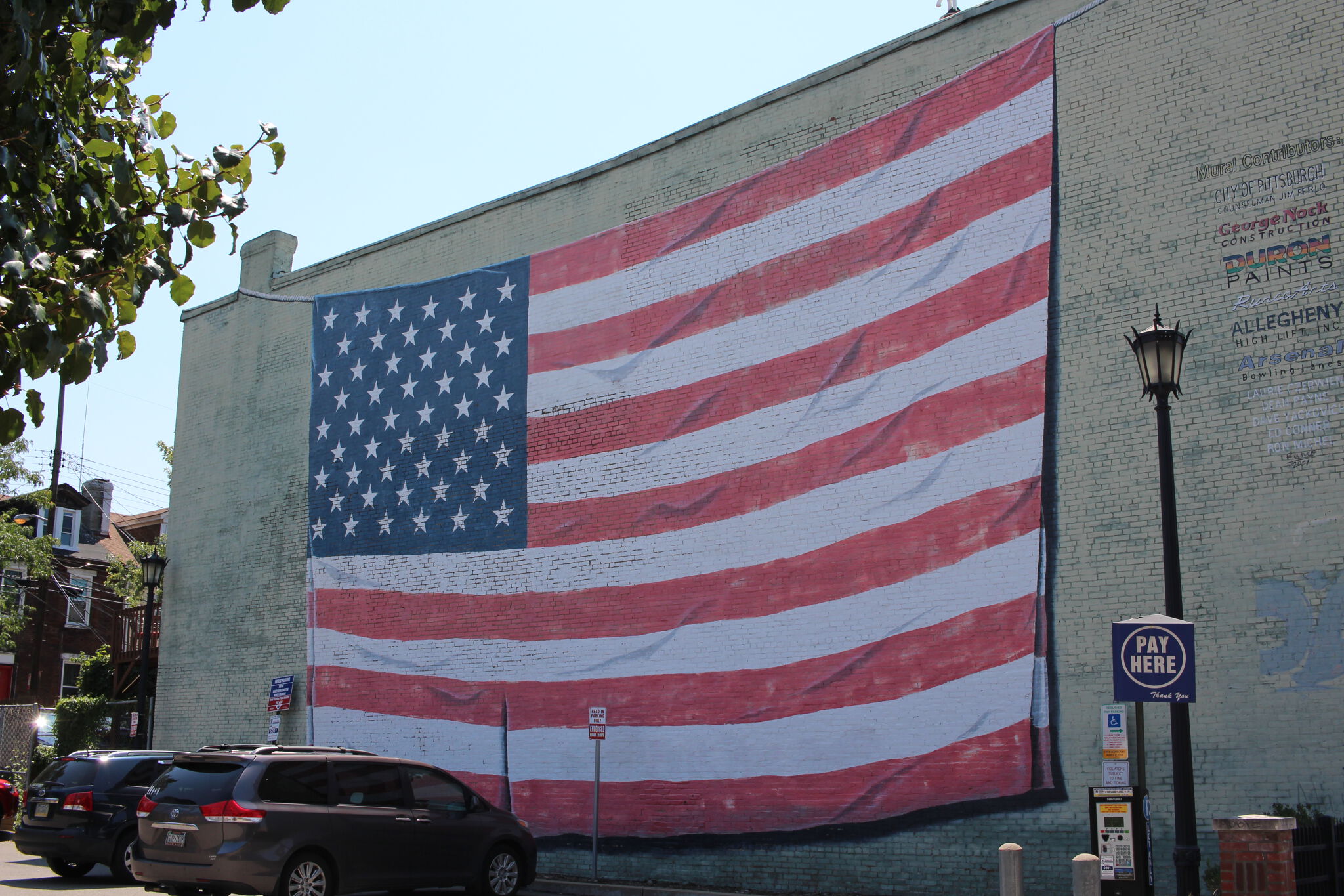 Mark Runco&mdash;American Flag Mural