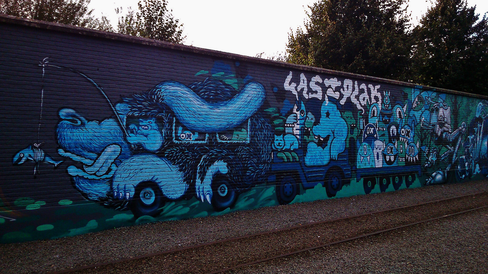 Lastplak Crew&mdash;Blue train