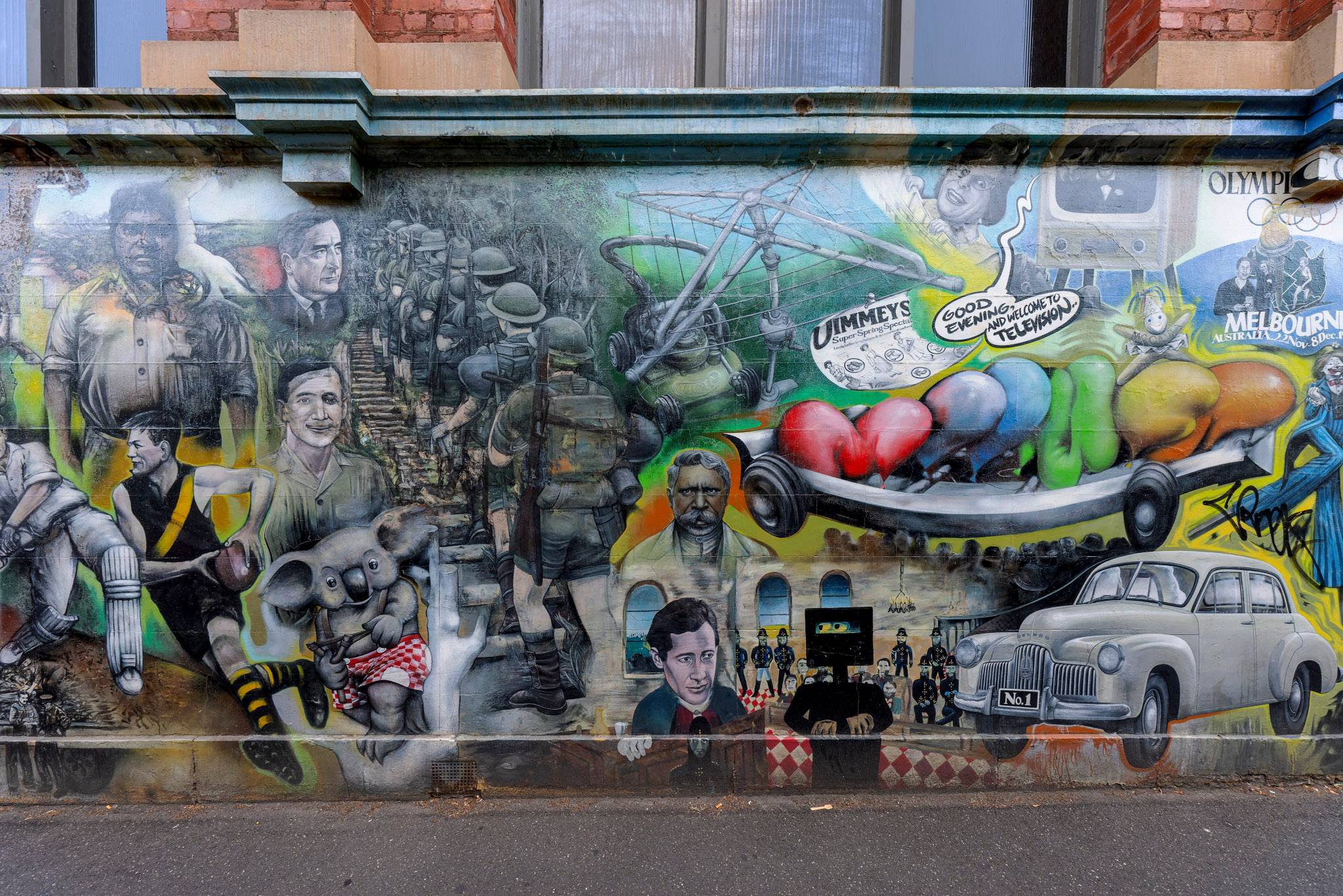 Hayden Dewar&mdash;Dimmeys Mural