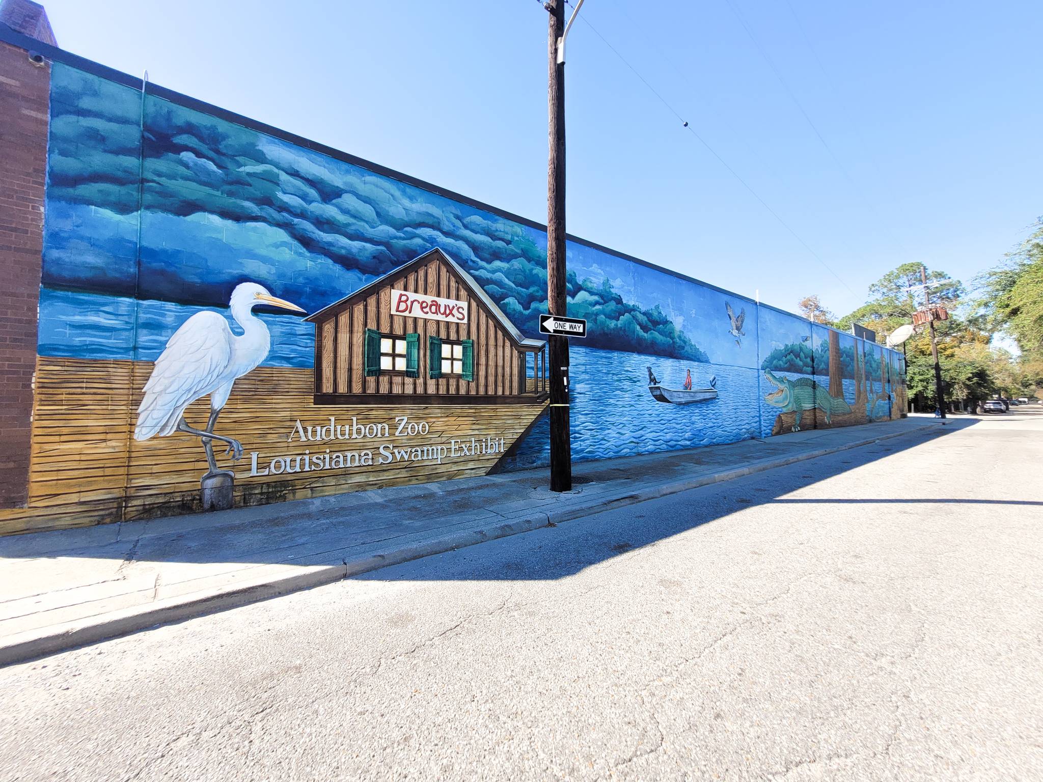 Mary Ann "Max" Bernardi, Max Bernardi Murals & More, LLC&mdash;Breaux Mart Bayou Mural