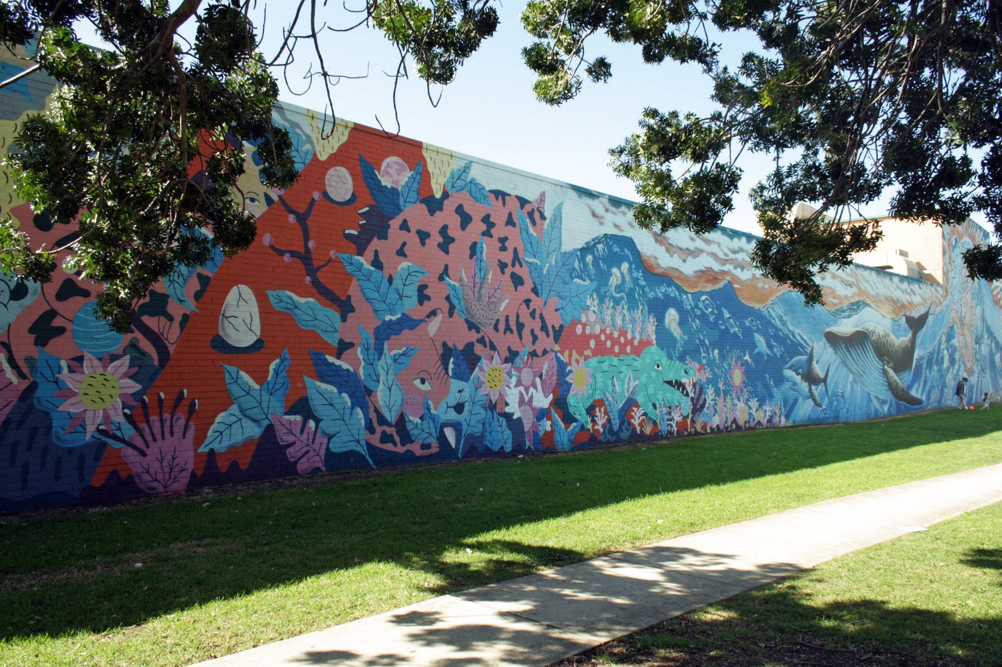 bafcat, Phibs, Peque&mdash;Corrimal Artwall Mural