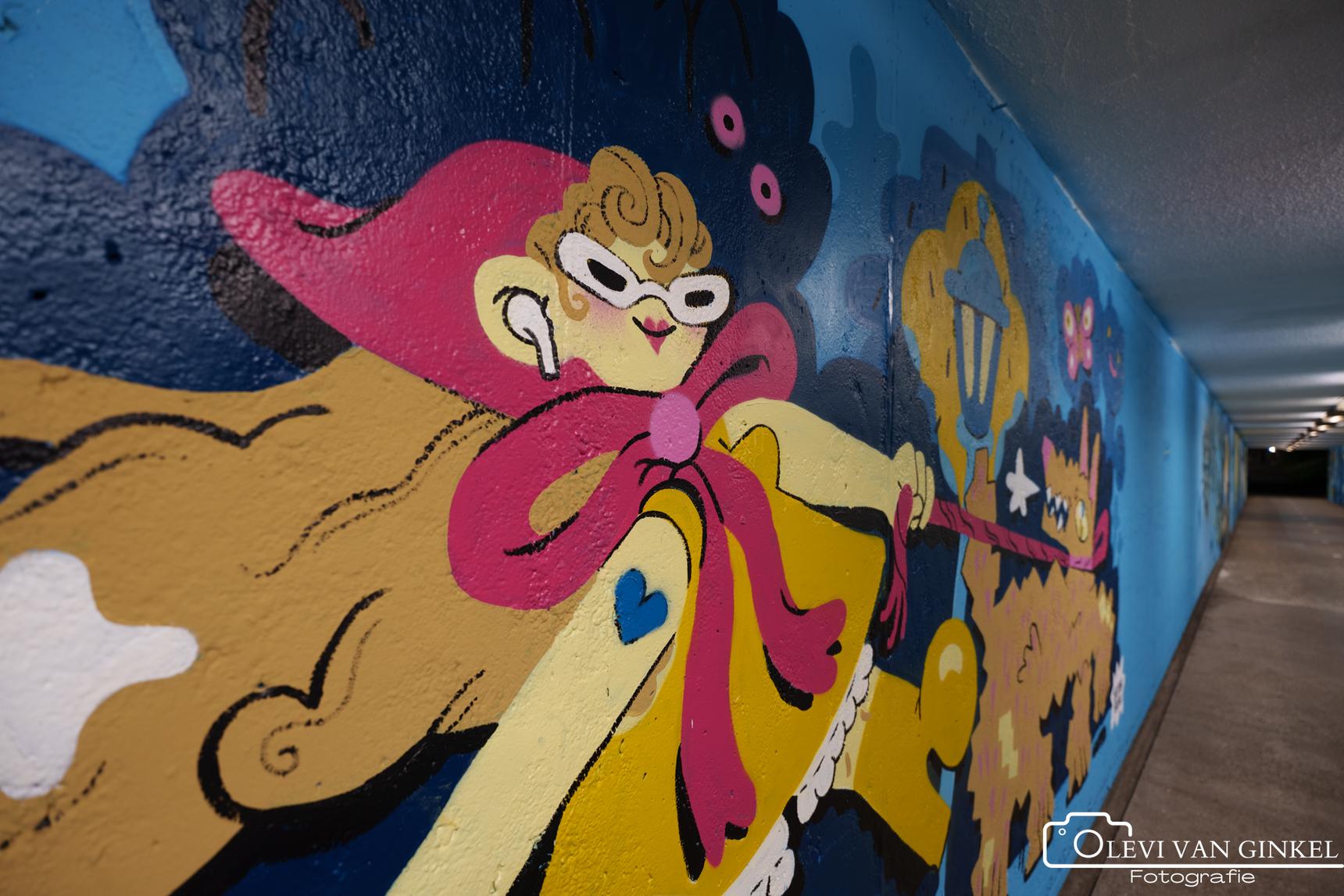 Zmaja, Marloes De Kiewit, Laxmi Manuela, Simian Switch, VAAF, Toscanabanana, Sokaris, Anouk Brand, Lucile Van Laecken, Rutger Termohlen, Sowet, Zark, Studio mutoni, Sasko, Kseniia Nel—Bospoorttunnel 'Wij eisen de nacht op'