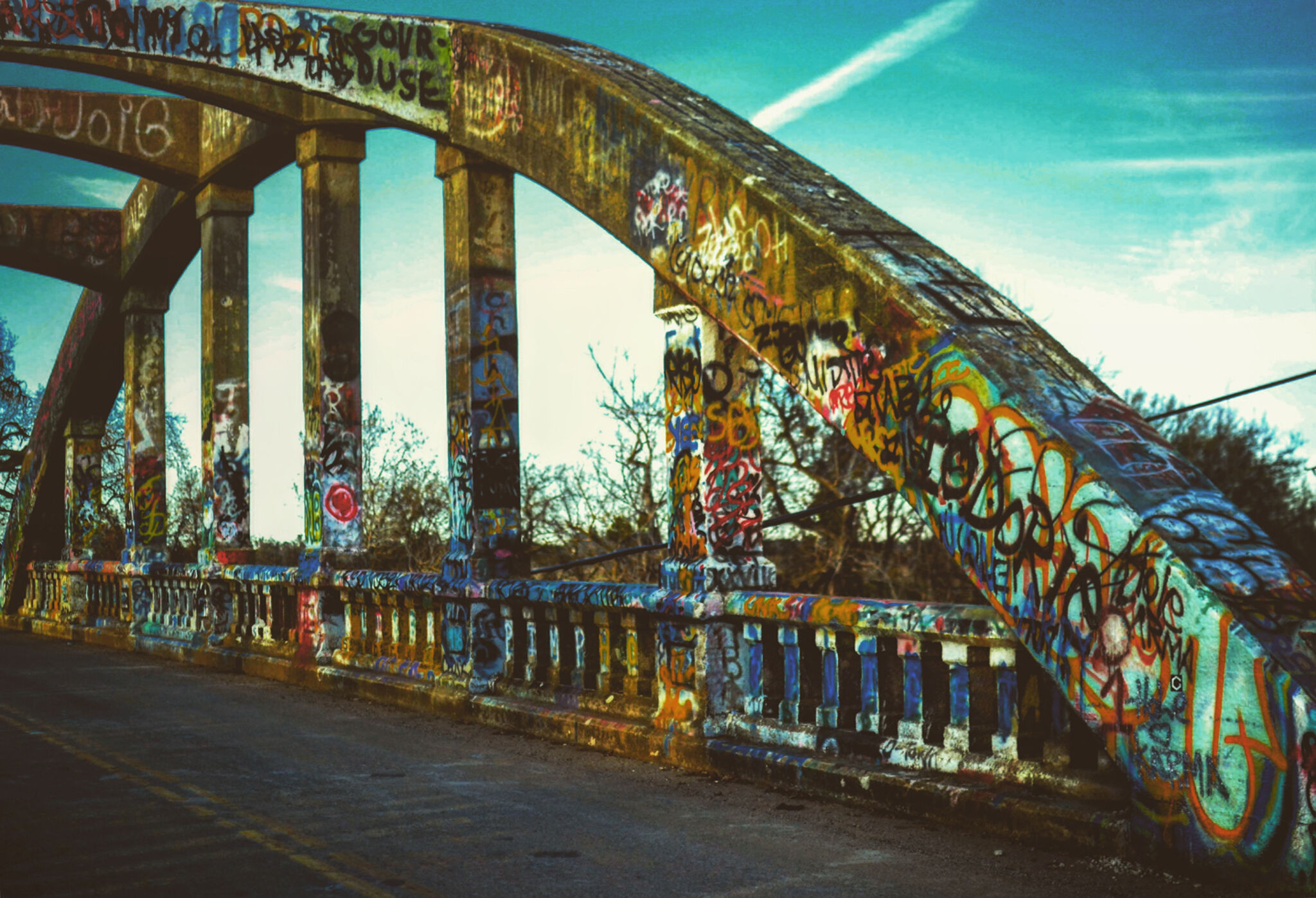 Multiple&mdash;Graffiti Bridge (Stevenson Bridge