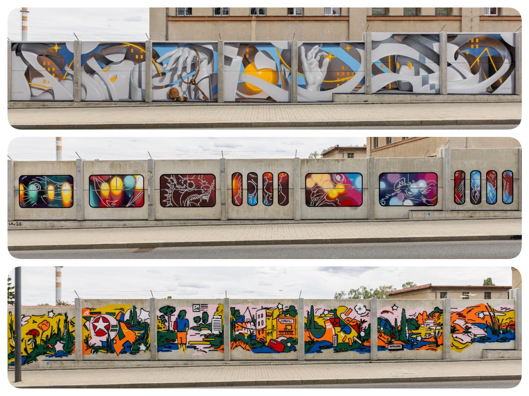—Mural Ruzyně – Krása města v pohybu (City Beauty in Motion)