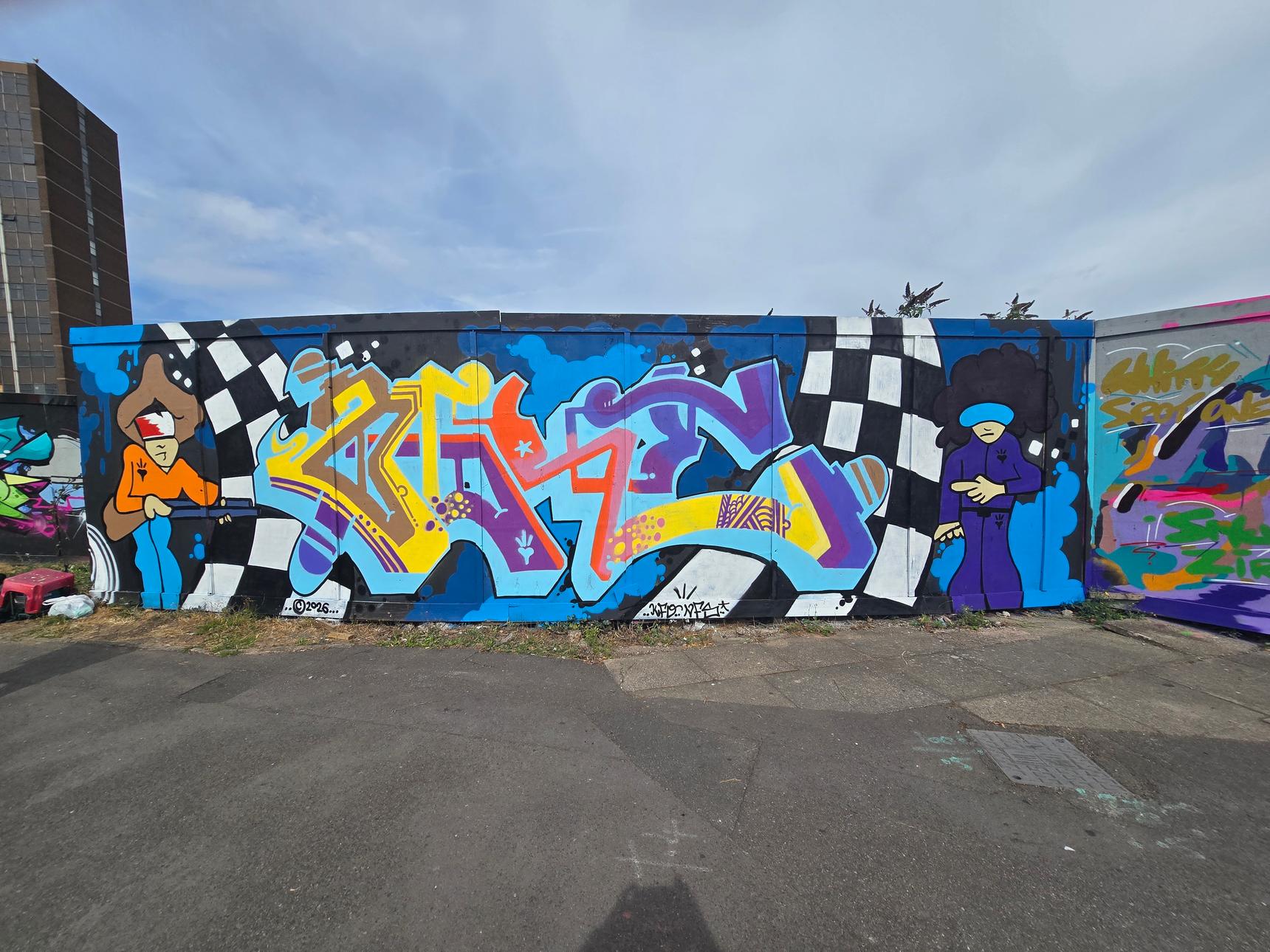 Sweetheart Streetart, Marko Antonio—Broadway to Brooklyn Ferry Express Tribute