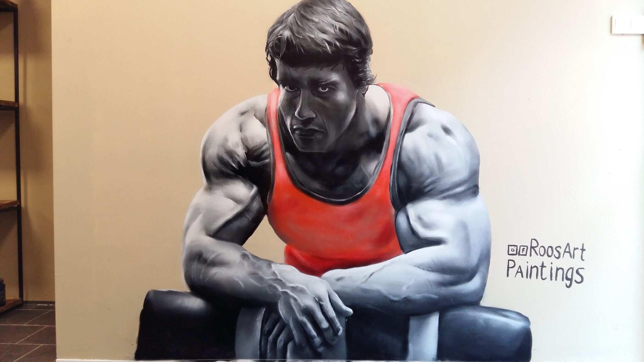 RoosArt_Paintings&mdash;Arnold Schwarzenegger