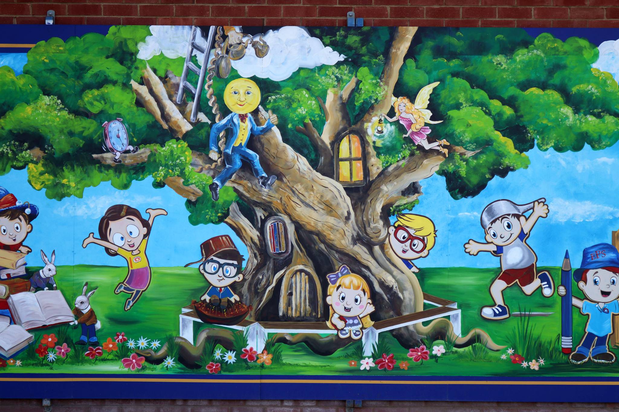 &mdash;School Children's Mural