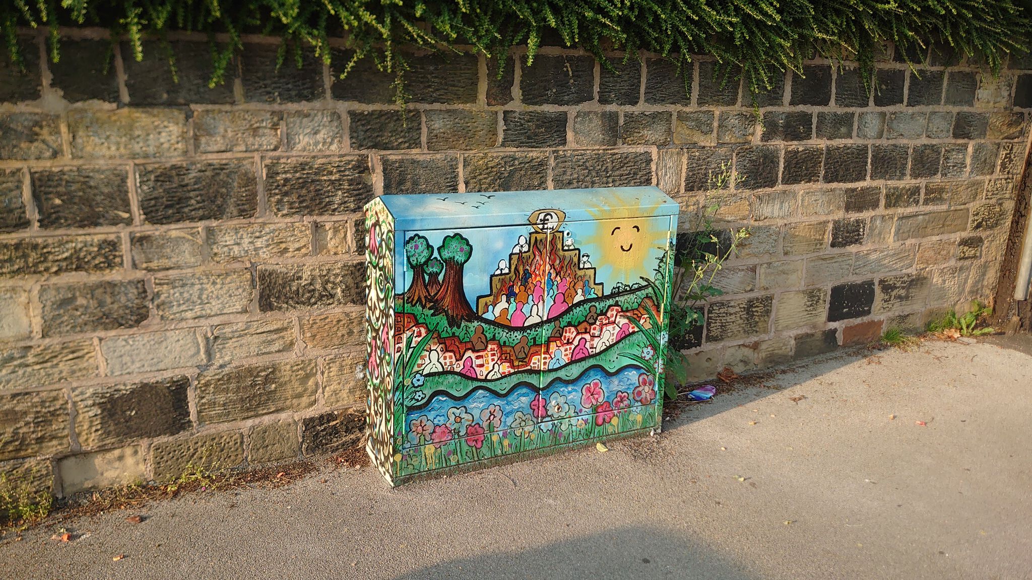 Jack Wilfred Grieve (CreamyLines)&mdash;Electrical Box Mural