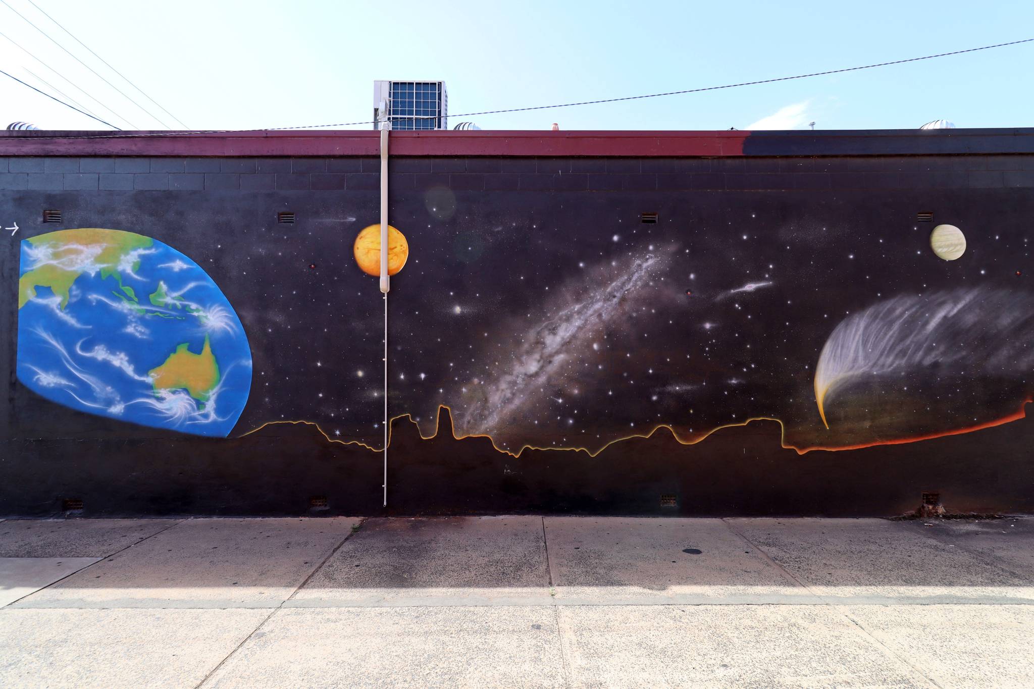 Steve Crompton, Rob McNaught&mdash;2357 Space Mural
