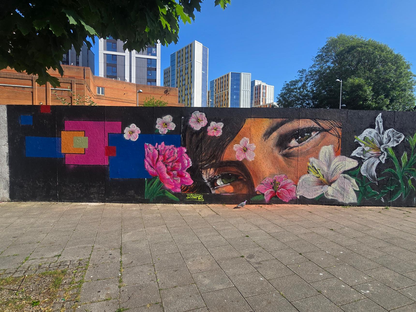 dynamickart, SAOS—Two Irises and Flowers
