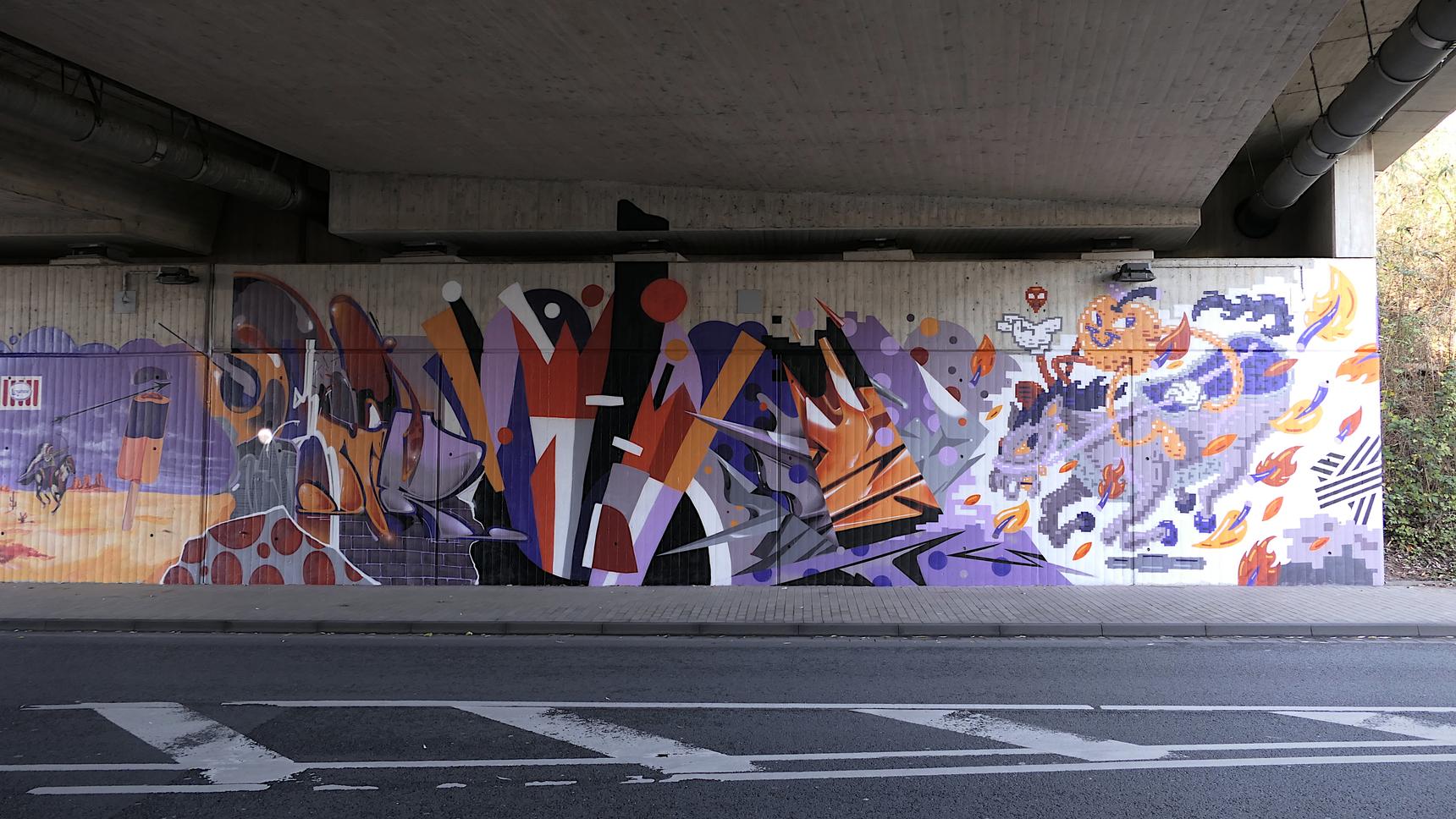 DXTR the weird—Poststraße Underpass