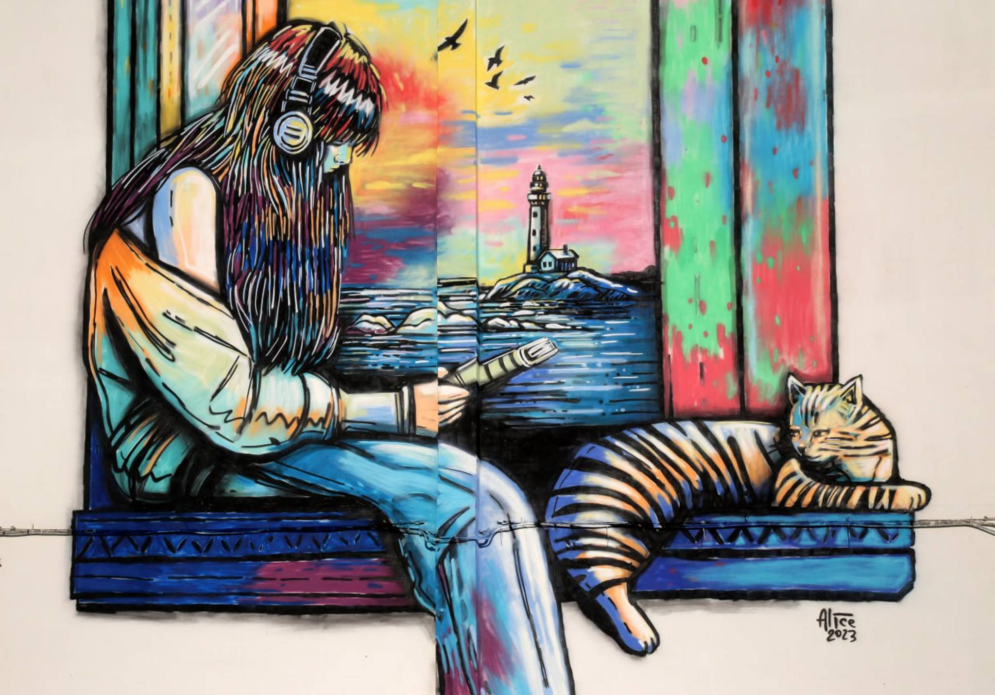 Alice Pasquini&mdash;A window on Salento