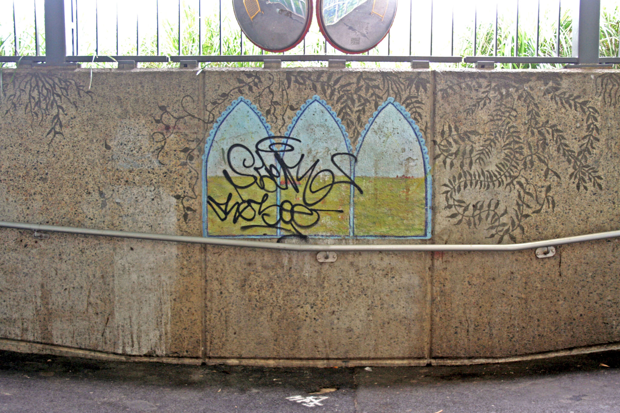 Rodney Monk&mdash;Guildford Underpass Mural