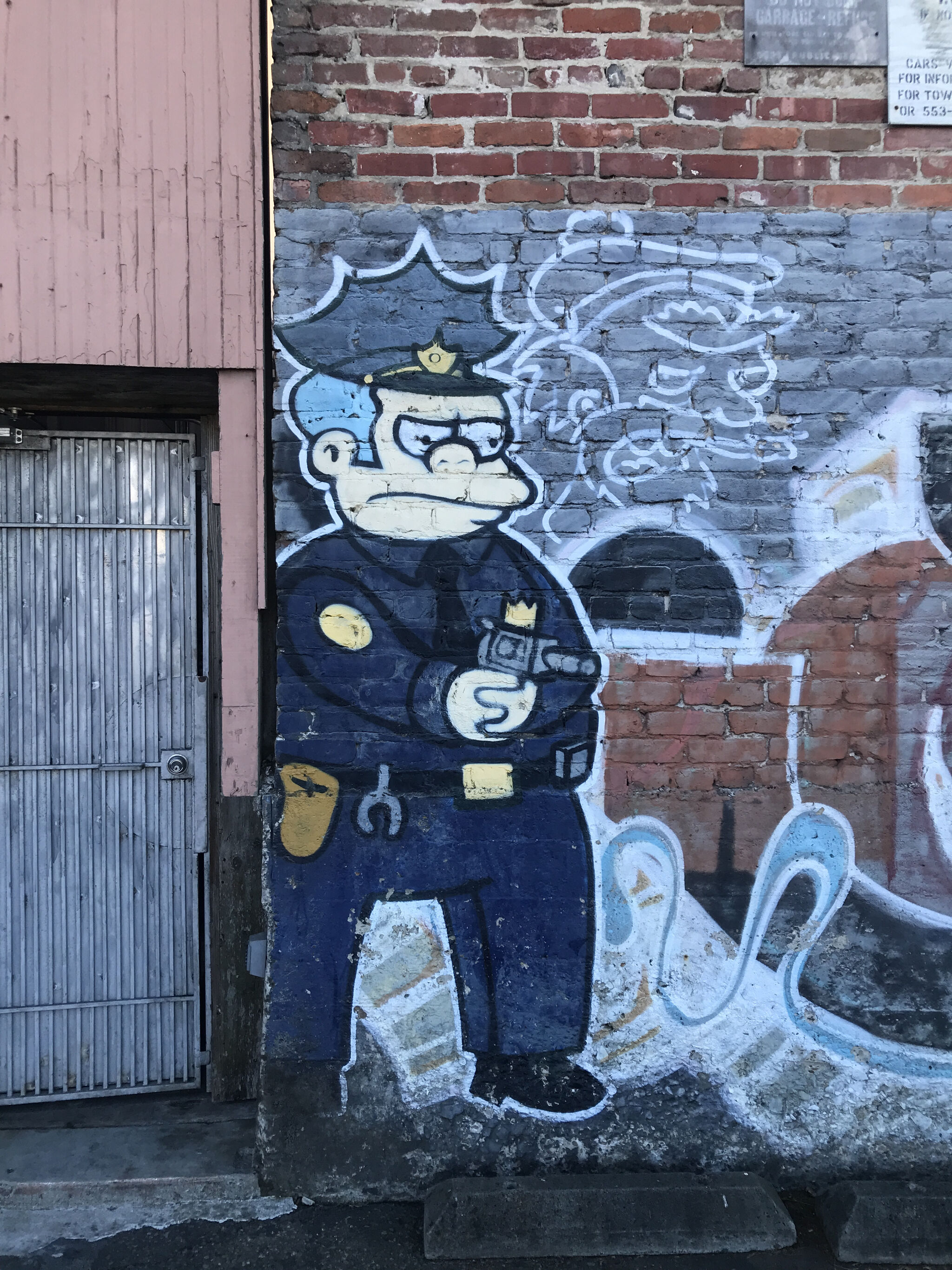 Pastime, Diet, Erupto, Curve&mdash;The Simpsons as graffiti characters