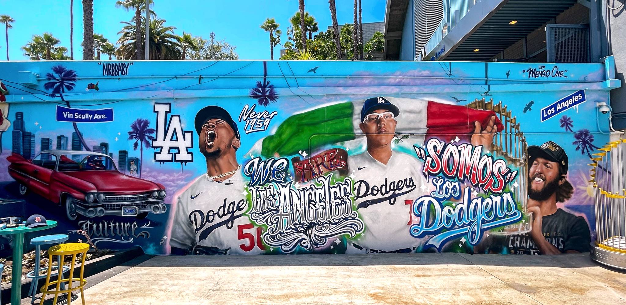 Jonas Never, Menso One&mdash;Somos Los Dodgers
