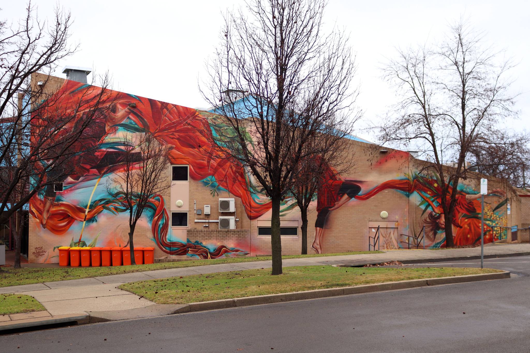 Drapl, The Zookeeper, The Brightsiders&mdash;Cowra Civic Square Mural