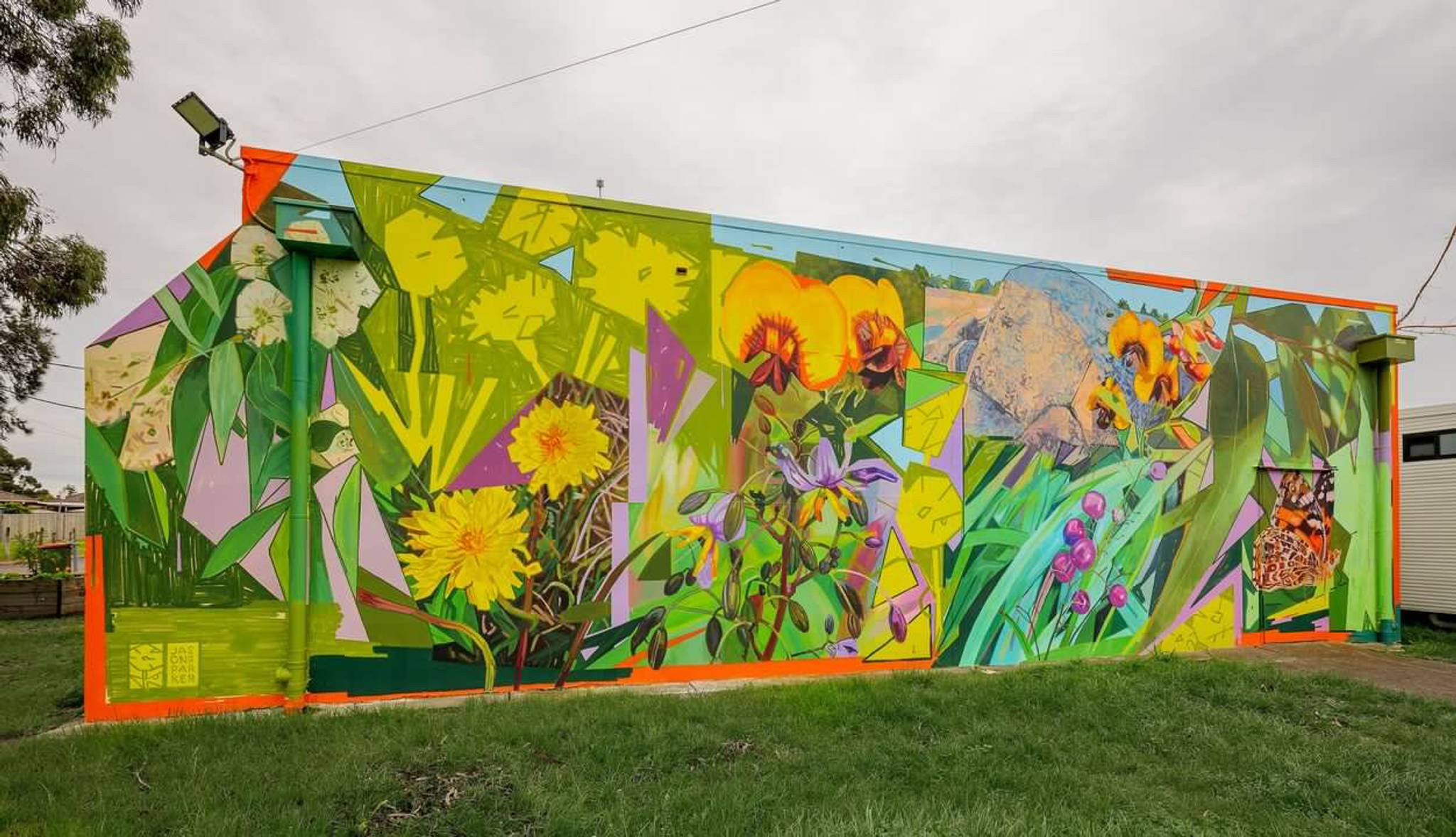 Jason Parker&mdash;Tullamarine Library Mural