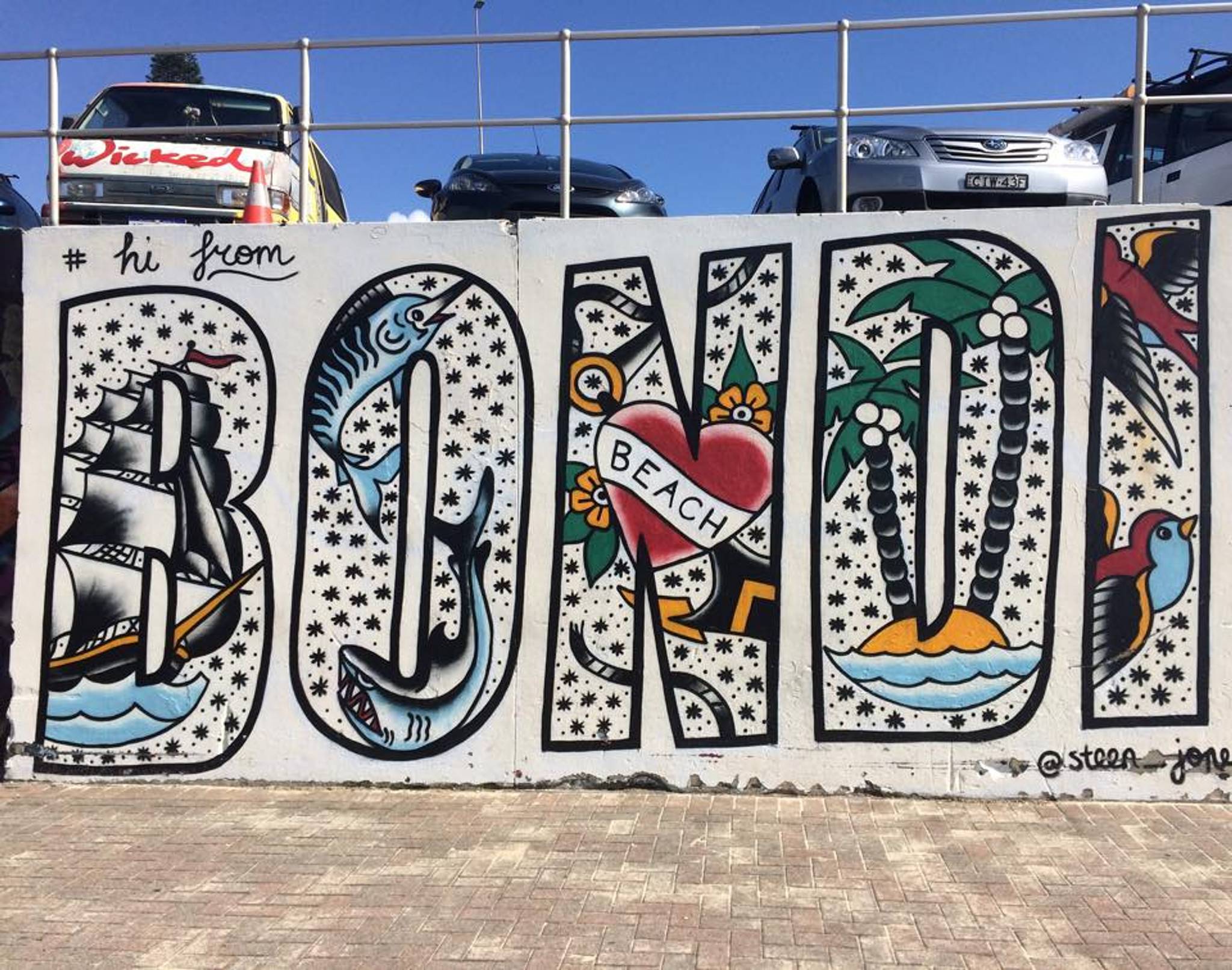 &mdash;Bondi Beach Graffiti Wall