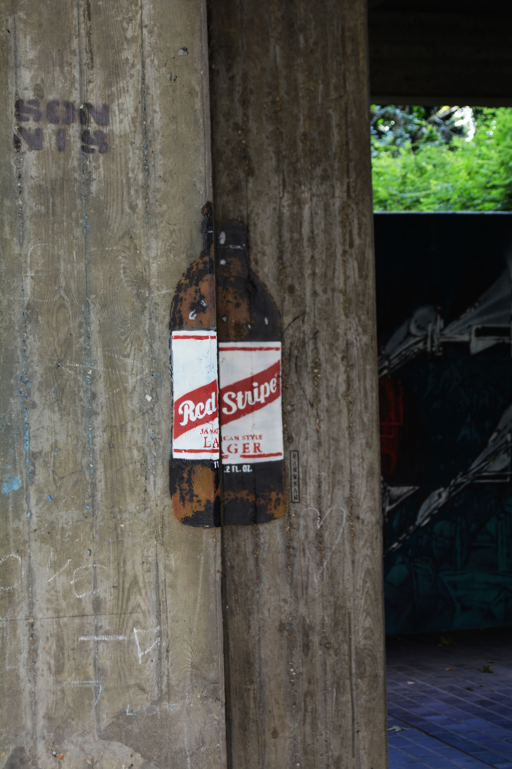 Red Stripe Lager Beer By Hanuman Street Art Cities