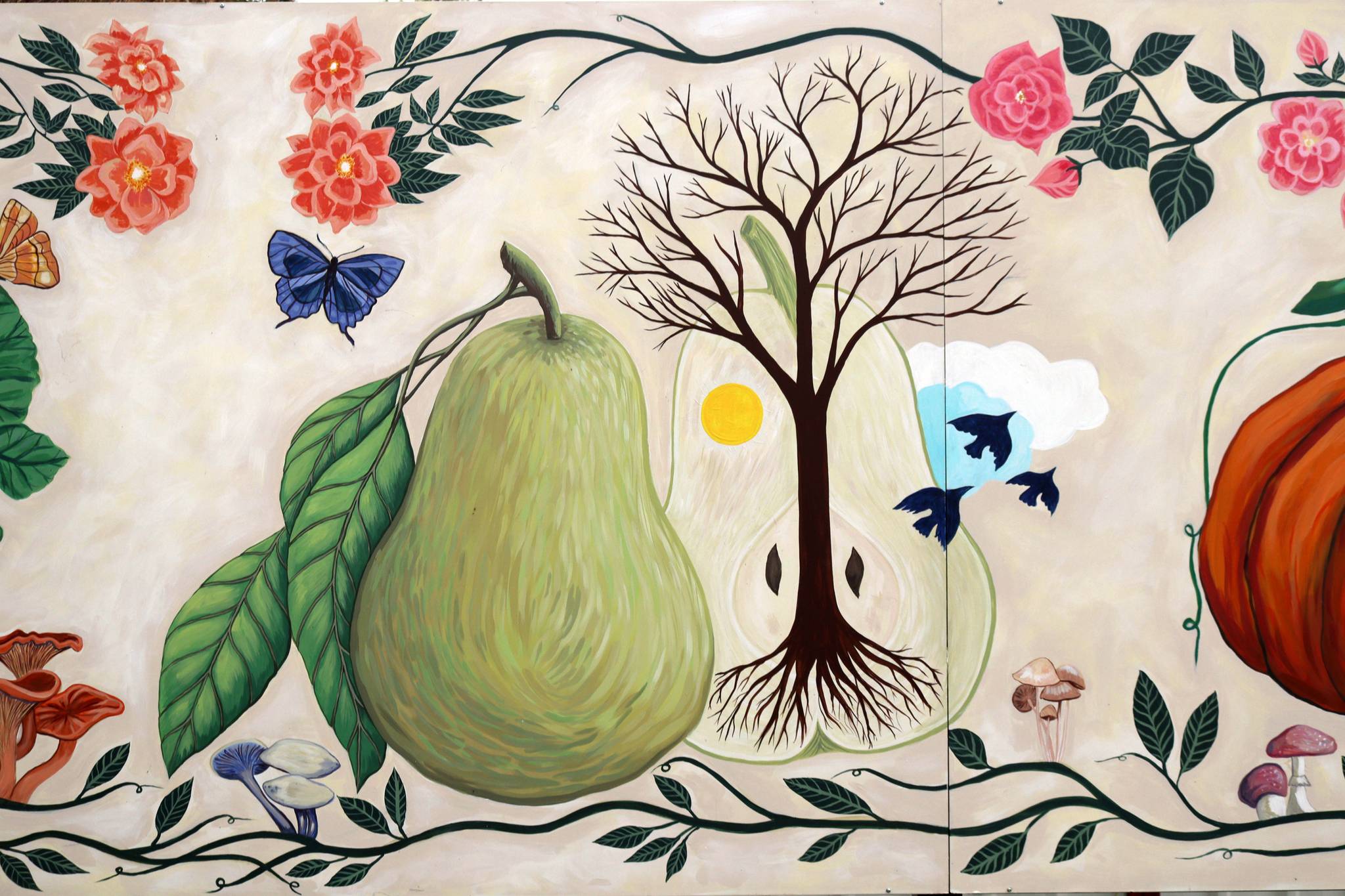 Natasha Soonchild&mdash;Community Garden Mural